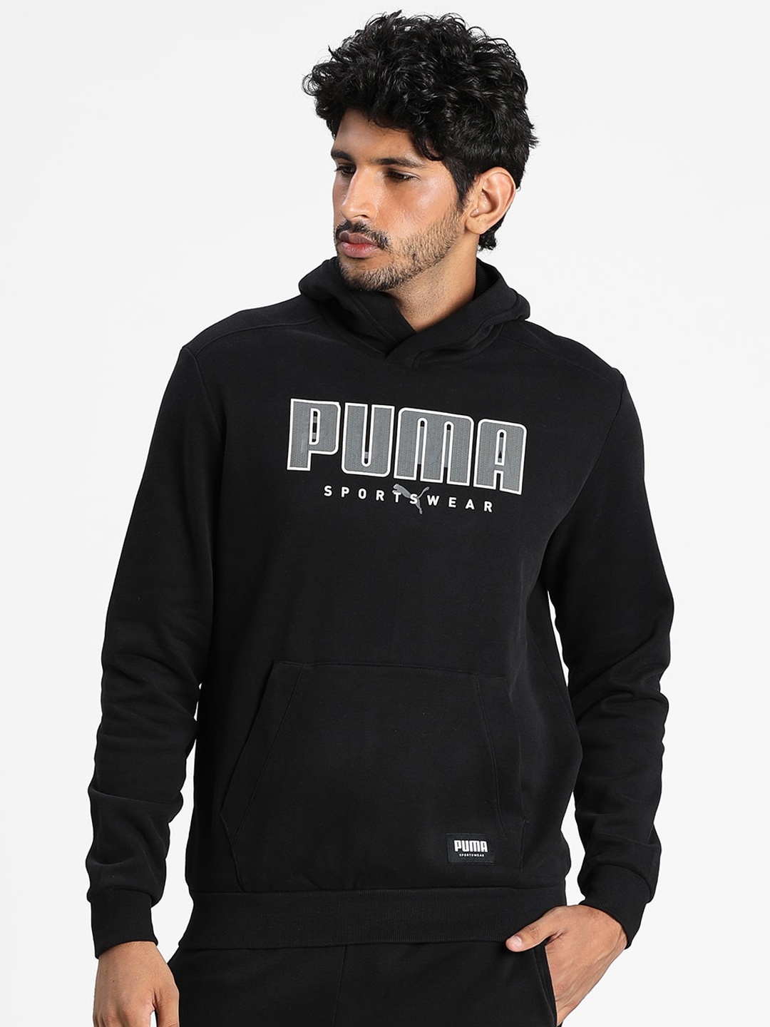 

Puma Men Black Printed ATHLETICS Sweatshirt