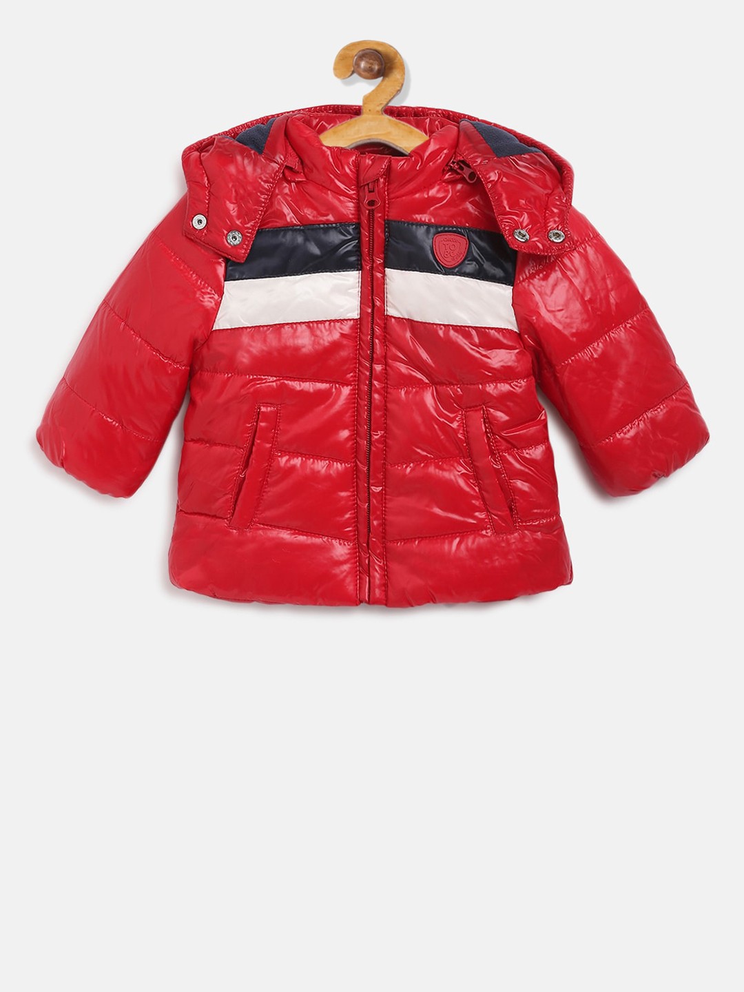 

Chicco Boys Red Colourblocked Padded Jacket