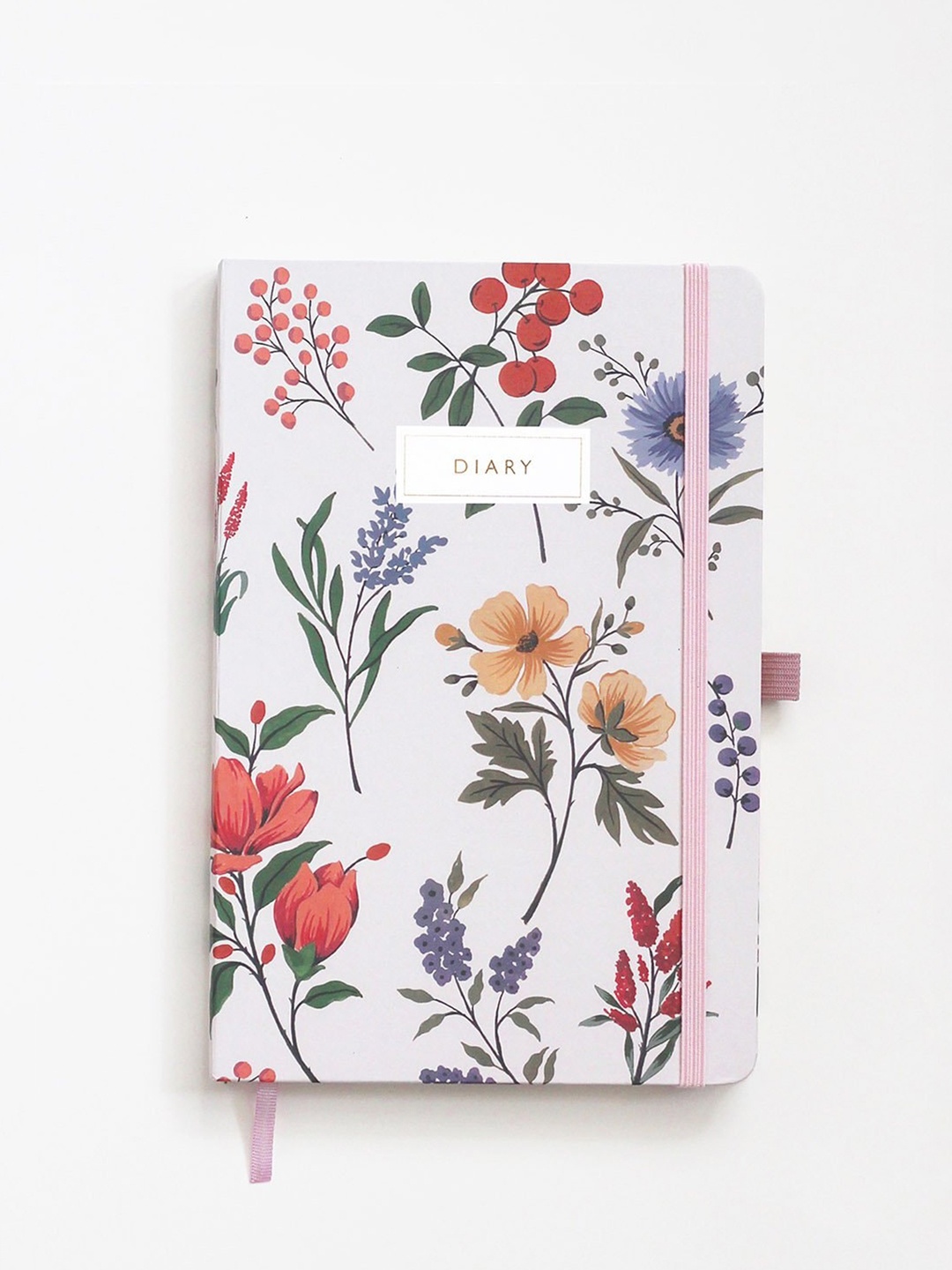 

The Ink Bucket Off-White & Pink Floral Vintage Botanicals Notebook
