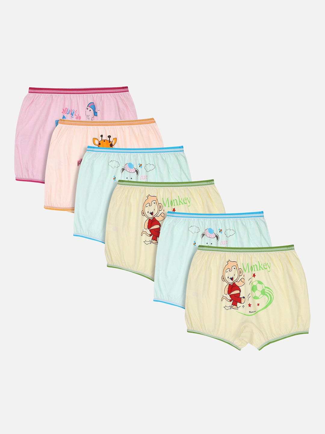 

Bodycare Kids Kids Pack Of 6 Assorted Basic BriefsKIA6300-PK001