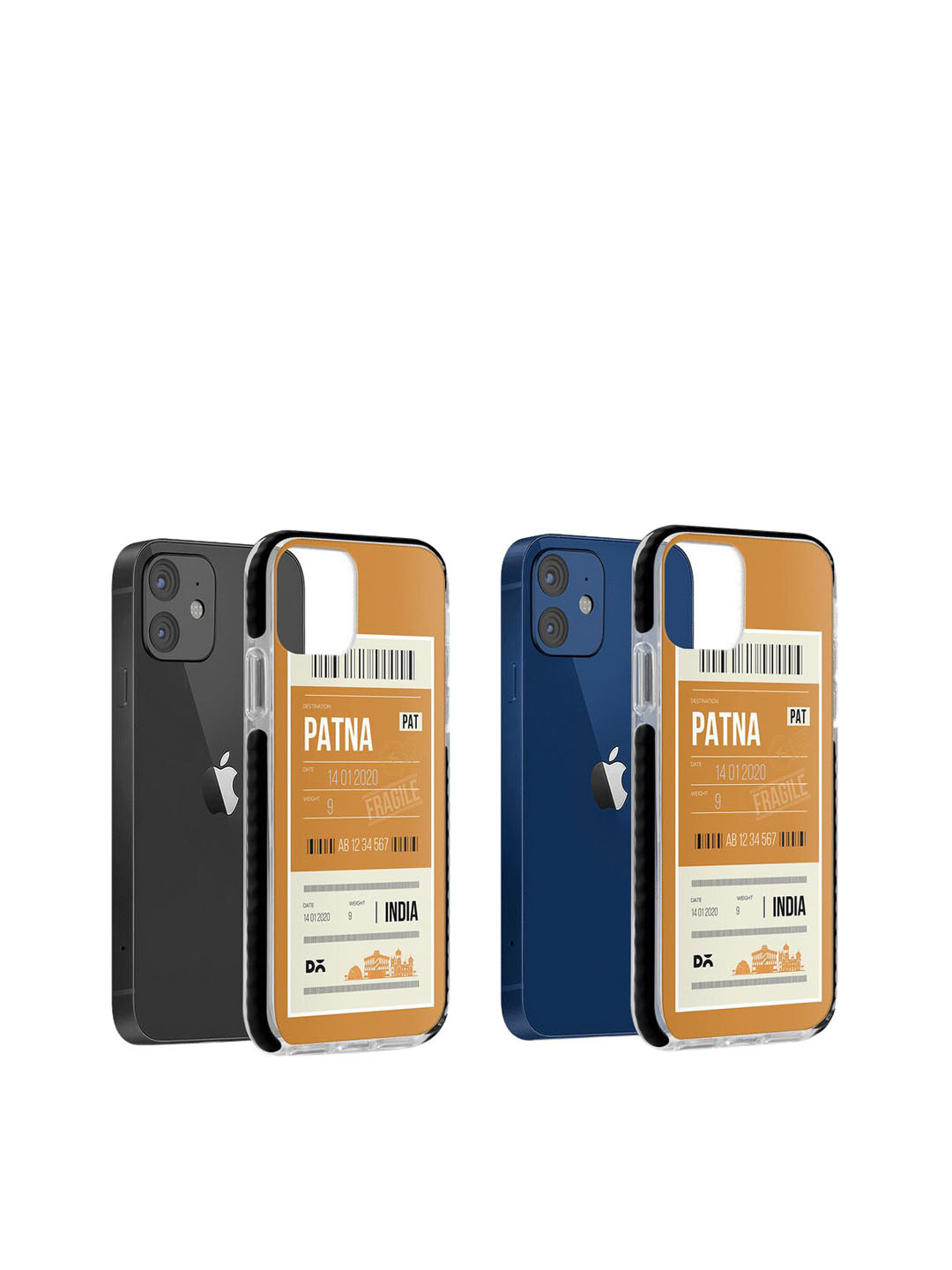 

DailyObjects Tan Brown Patna City Tag Stride iPhone 12 Back Case