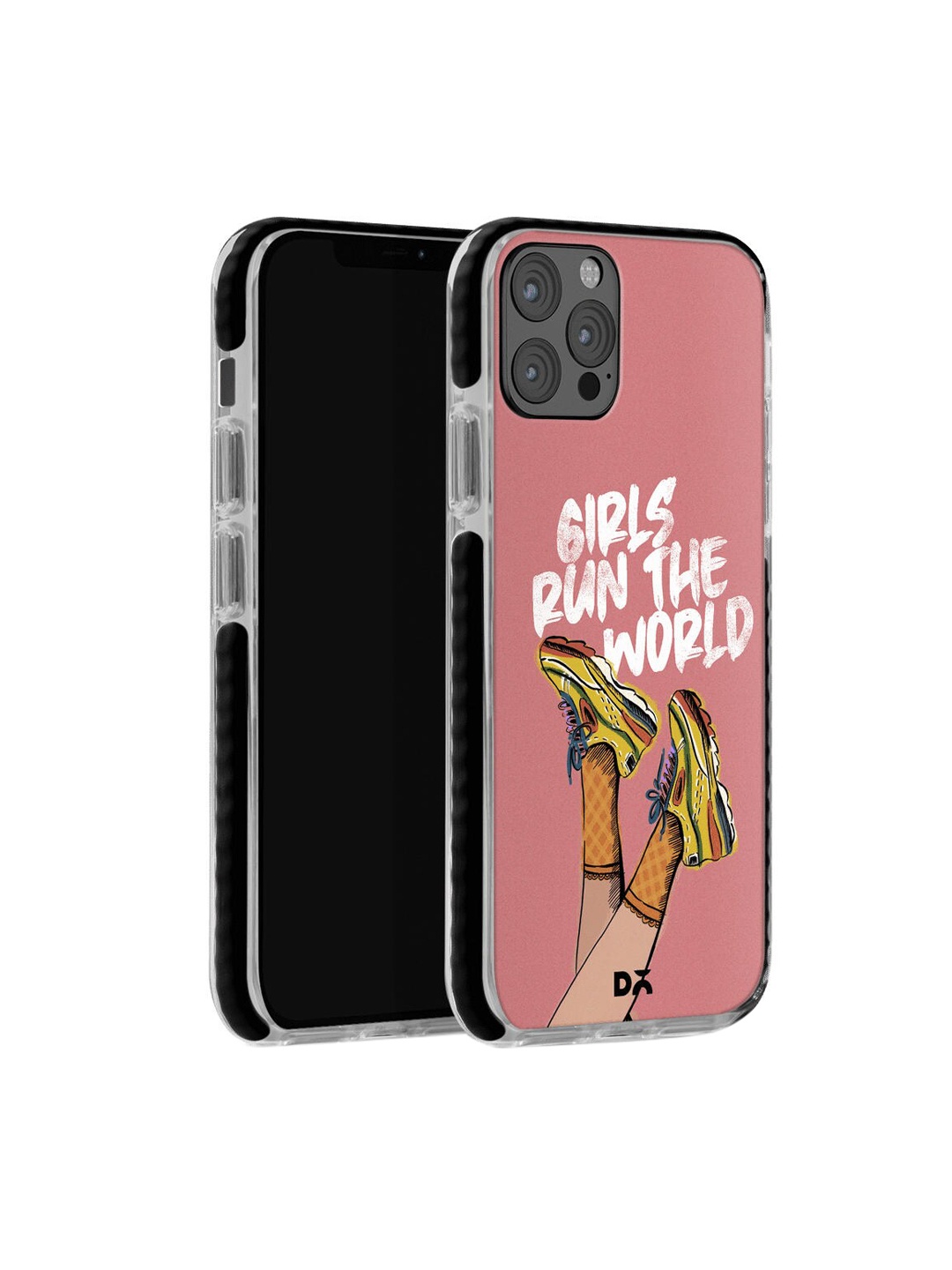 

DailyObjects Pink & White Girls Run The World iPhone 12 Pro Max Cover