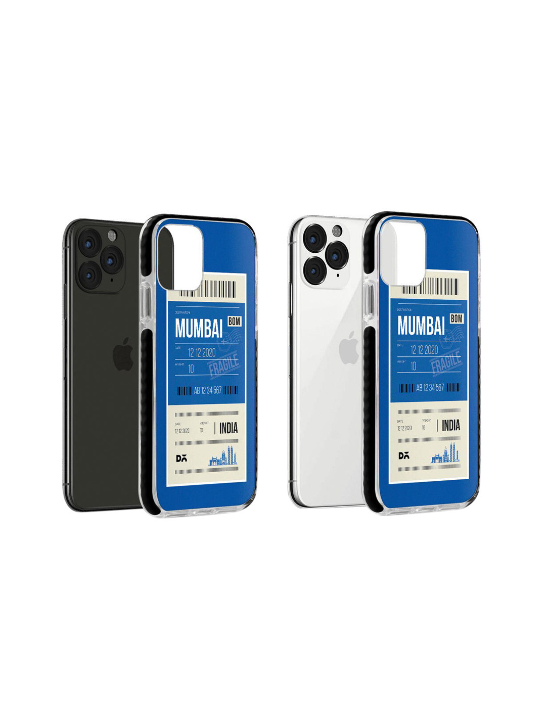

DailyObjects Blue & White Mumbai City Tag Stride iPhone 11 Pro Case Cover