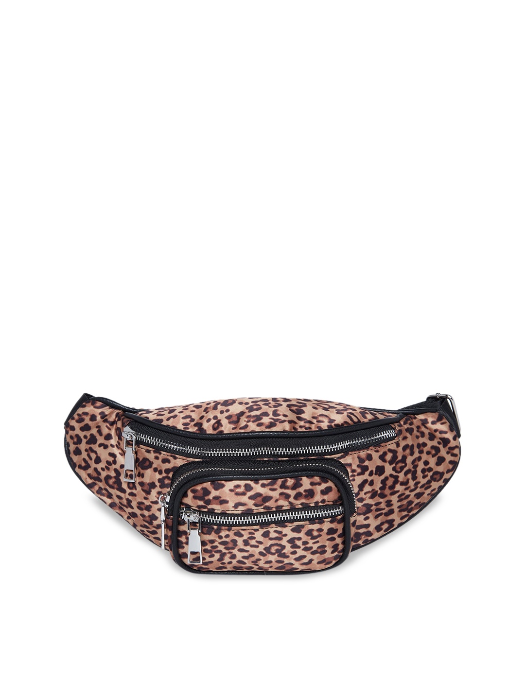 

Call It Spring Women Brown & Beige Animal Printed Waist Pouch