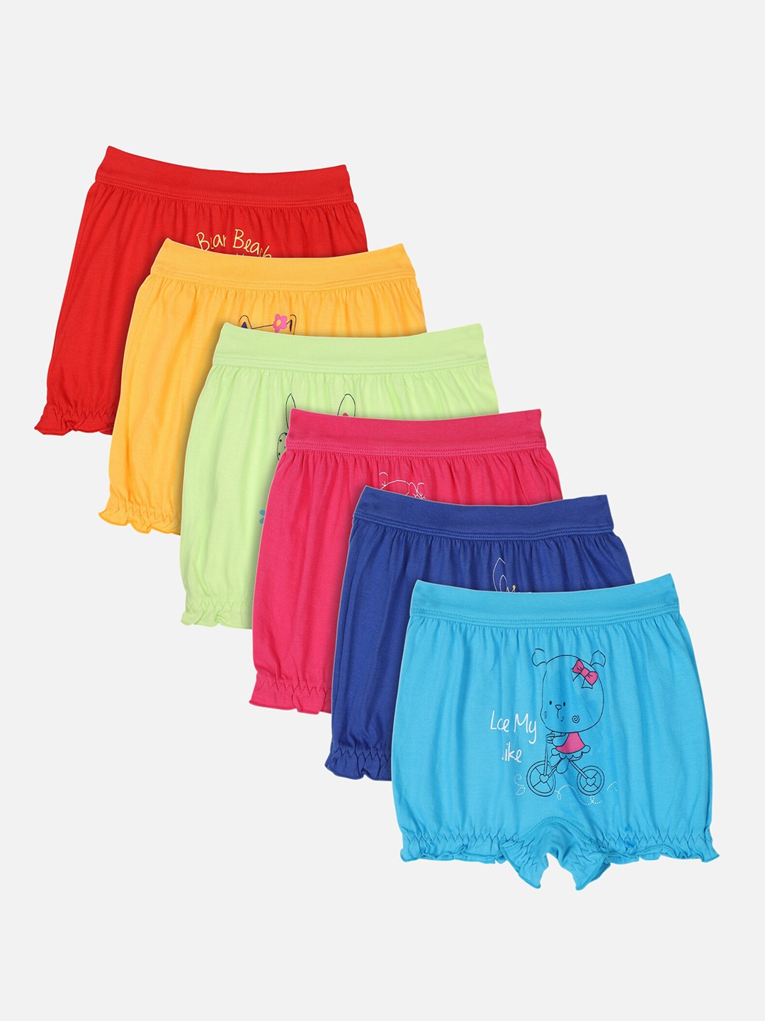 

Bodycare Kids Pack Of 6 Assorted Printed Bloomer Briefs