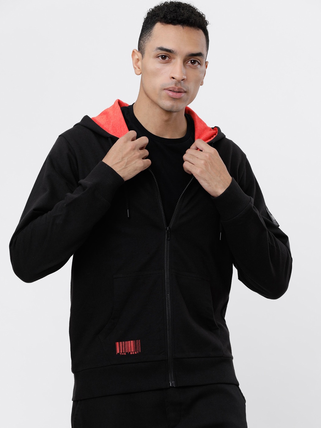 

HIGHLANDER Men Black Solid Sweatshirt