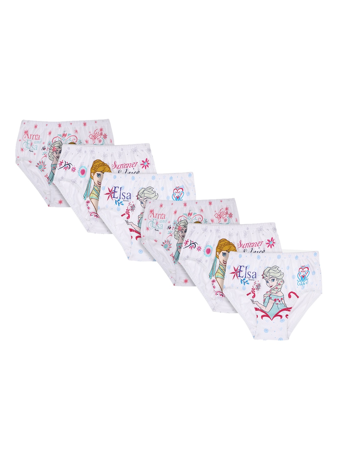 

Bodycare Kids Girls Pack Of Six Assorted Frozen Basic Briefs KIA988-PK003