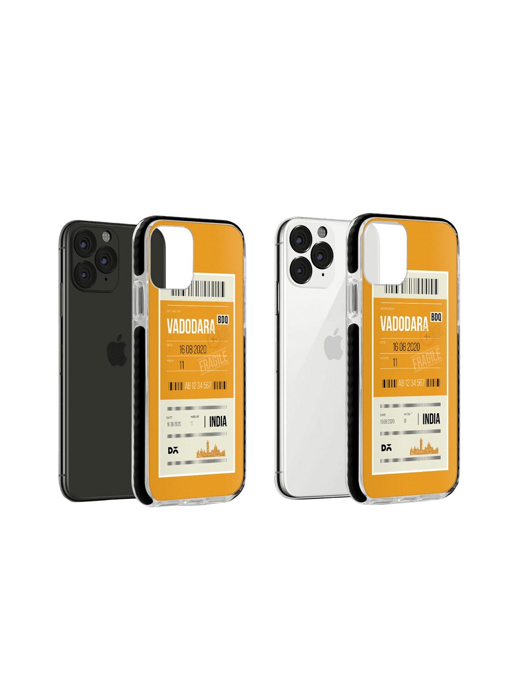 

DailyObjects Orange & White Vadodara City Tag iPhone 11 Pro Stride Case Cover