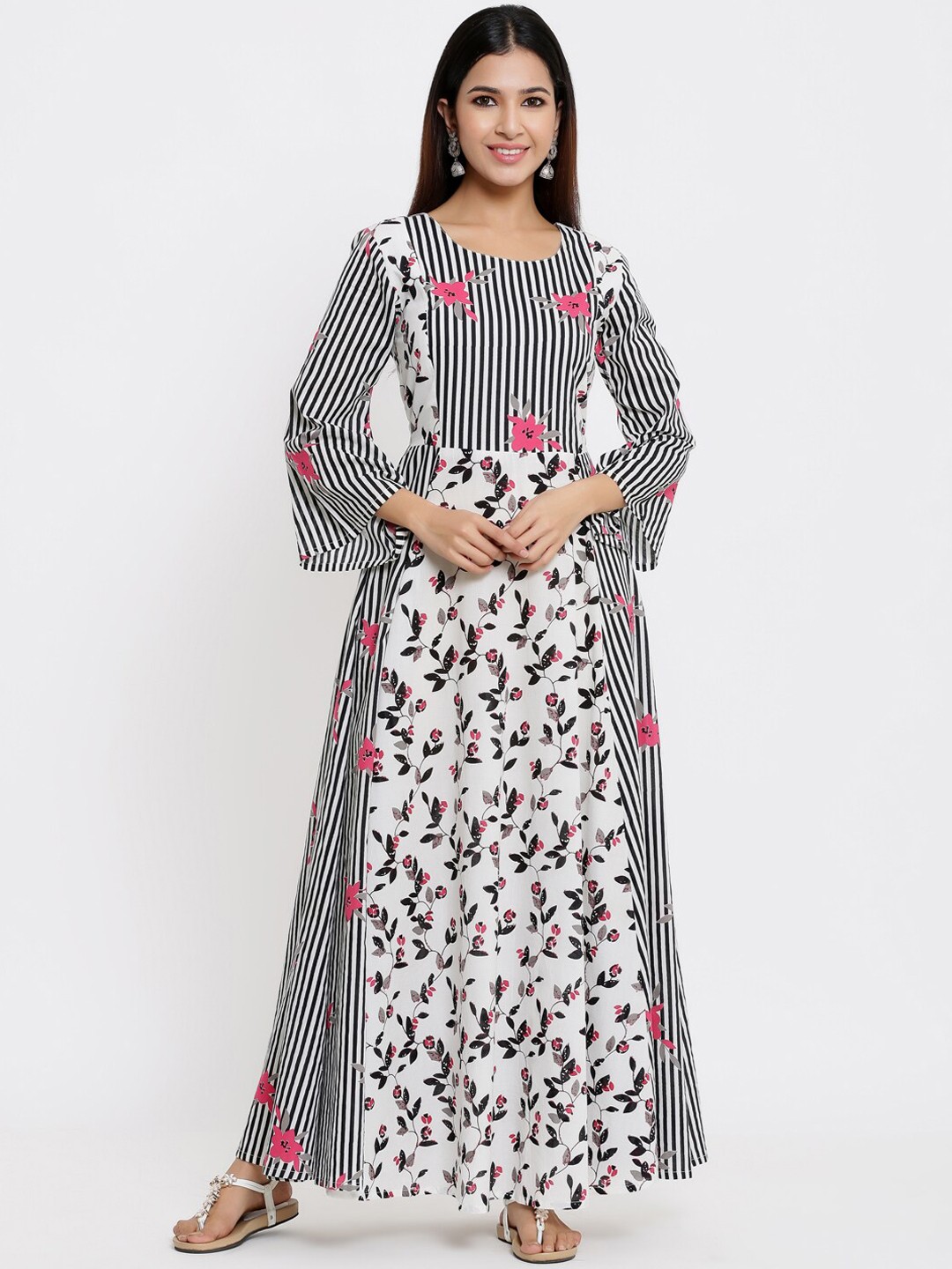 

Indian Virasat Women White Dress