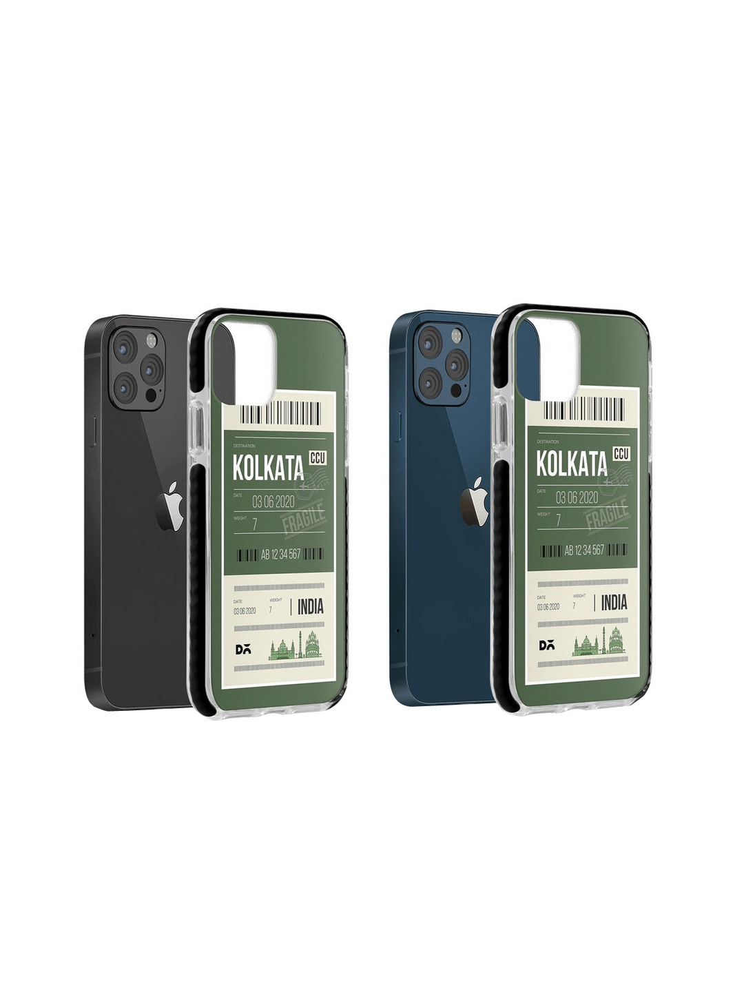 

DailyObjects Olive Green & White Kolkata City Tag iPhone 12 Pro Max Cover