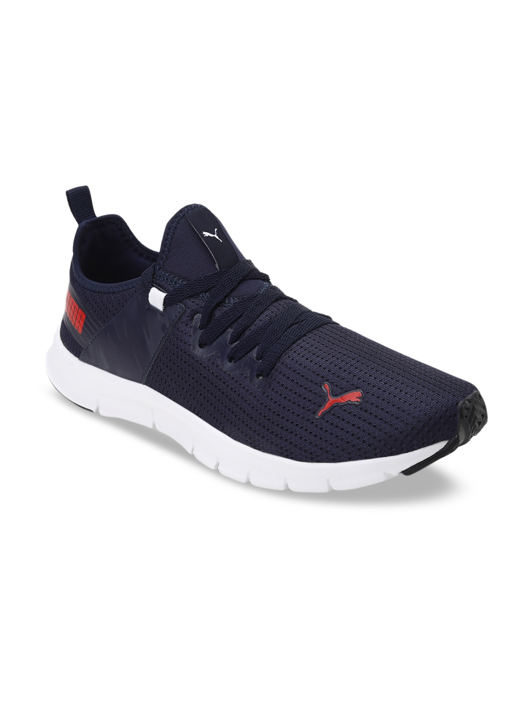 

Puma Men Navy Blue Flex Fire V1 Sneakers