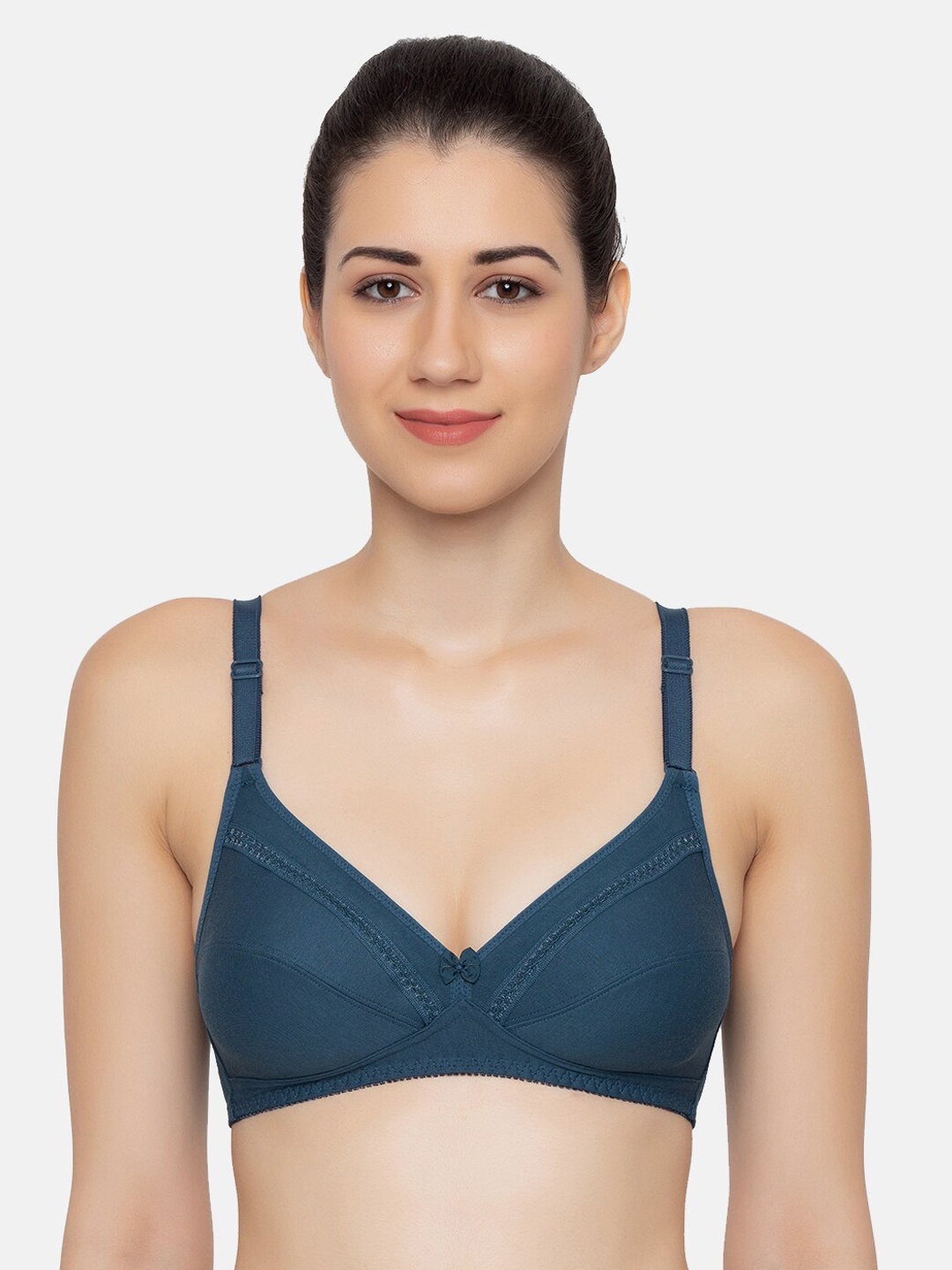 

Triumph Comfort 63 Wireless Non Padded Everyday Cotton Bra, Green