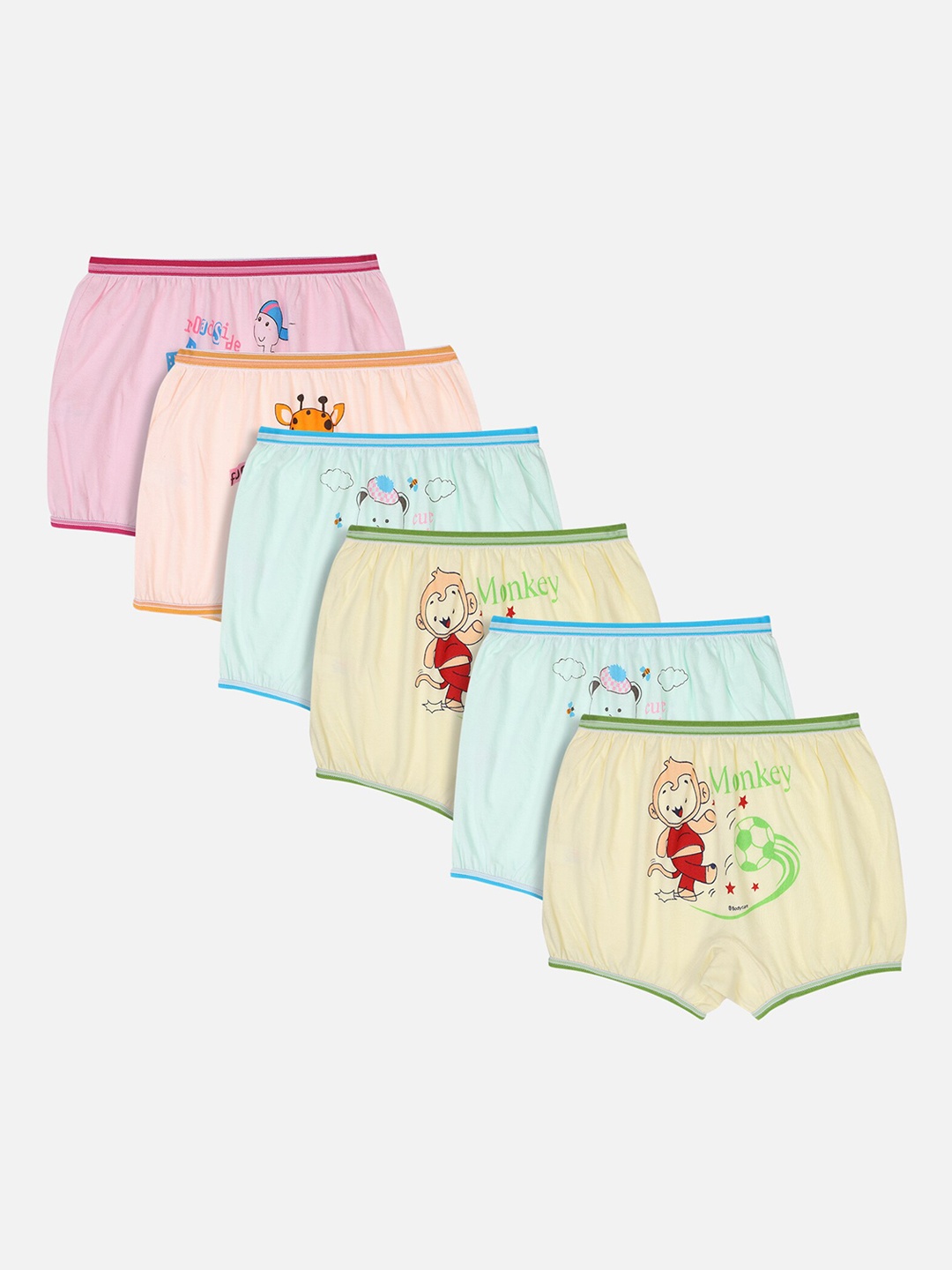 

Bodycare Kids Unisex Pack Of 6 Assorted Bloomers KIA6300-PK002