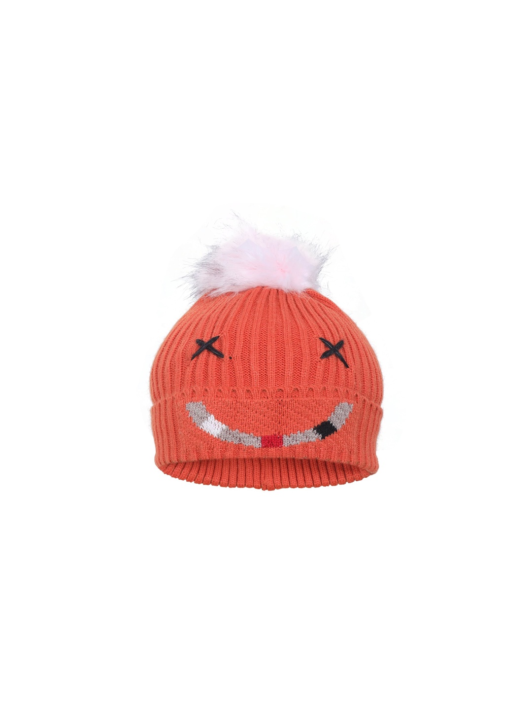 

FabSeasons Boys Orange Printed Beanie