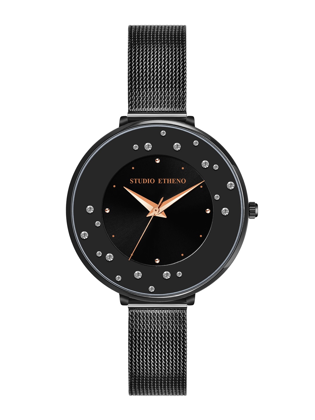 

STUDIO ETHENO Women Black Analogue Watch