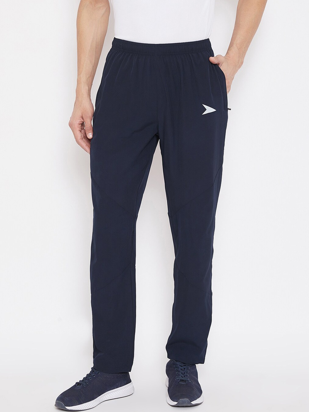 

Sportigoo Men Blue Solid Straight Fit Joggers
