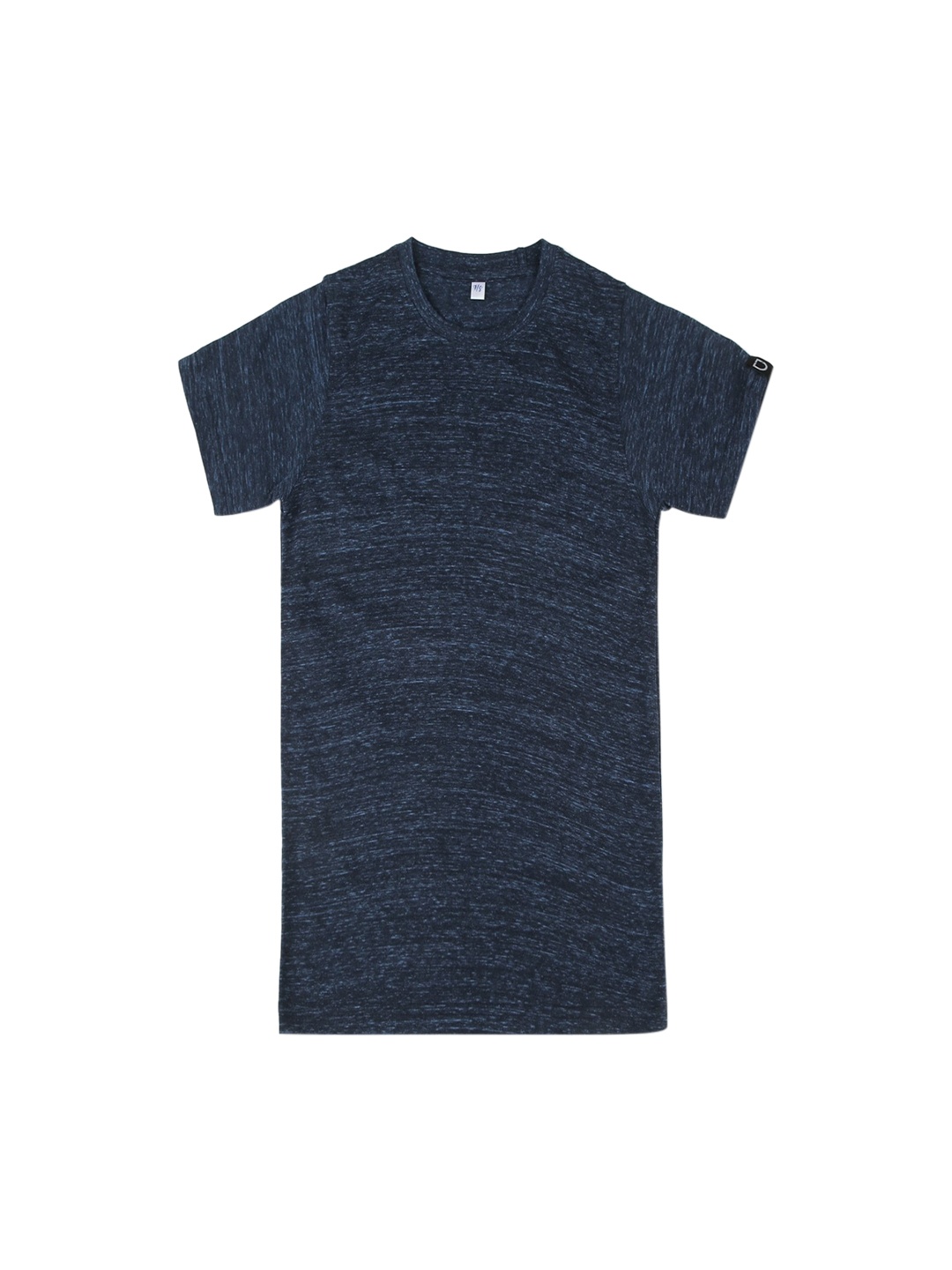 

Urbano Juniors Boys Navy Blue Solid V-Neck Pure Cotton T-shirt