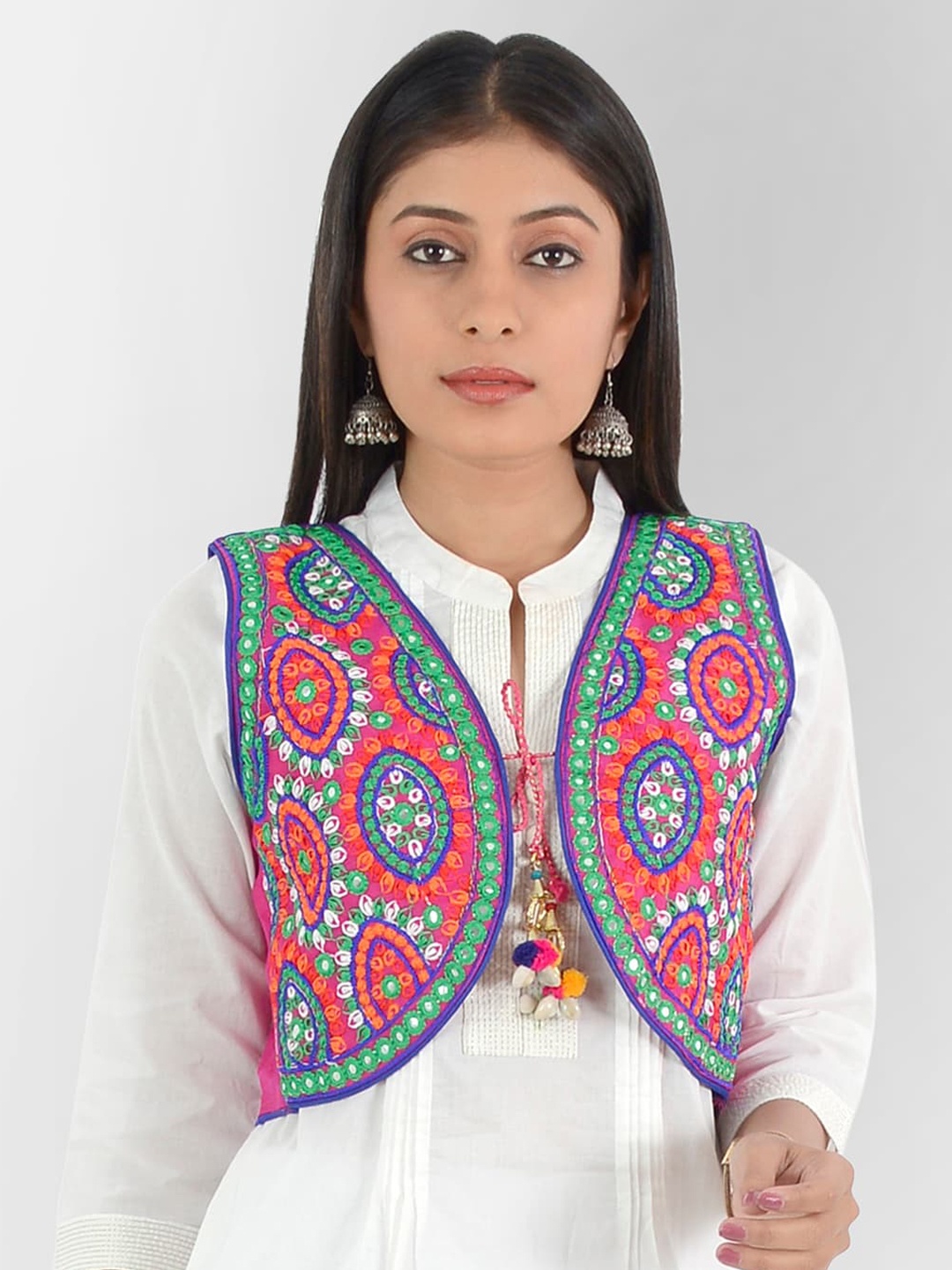

BANJARA INDIA Women Pink Printed Bomber