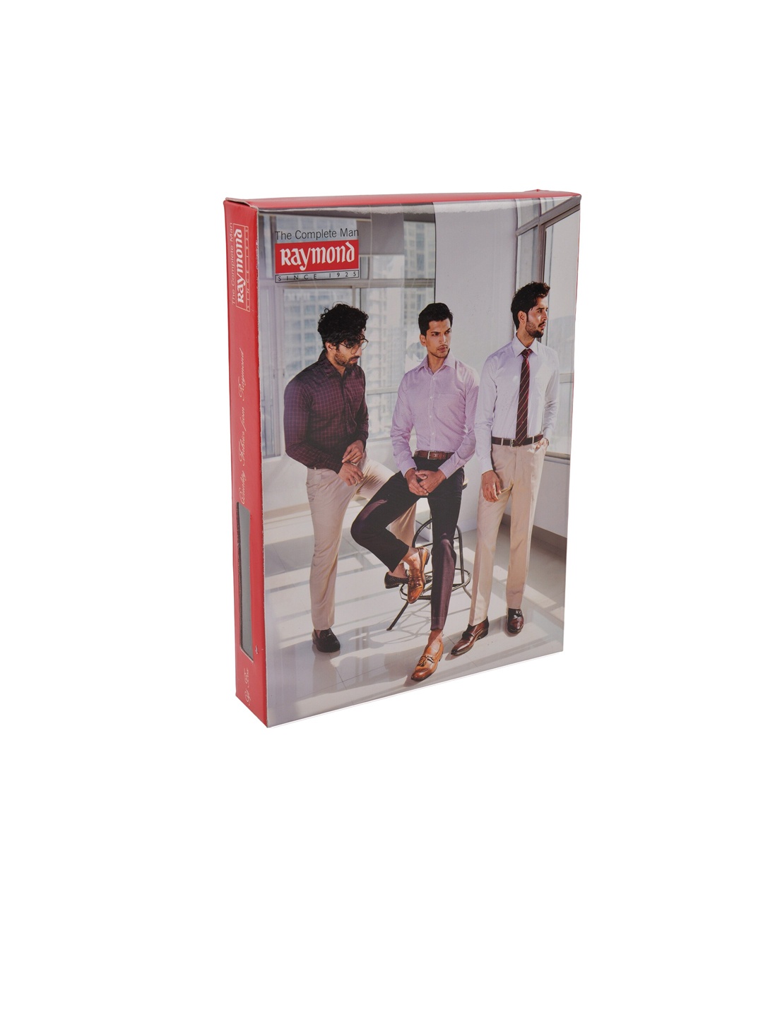 

Raymond Men Beige & Blue Checked Shirt Clothing Fabric With Gift Packing Box