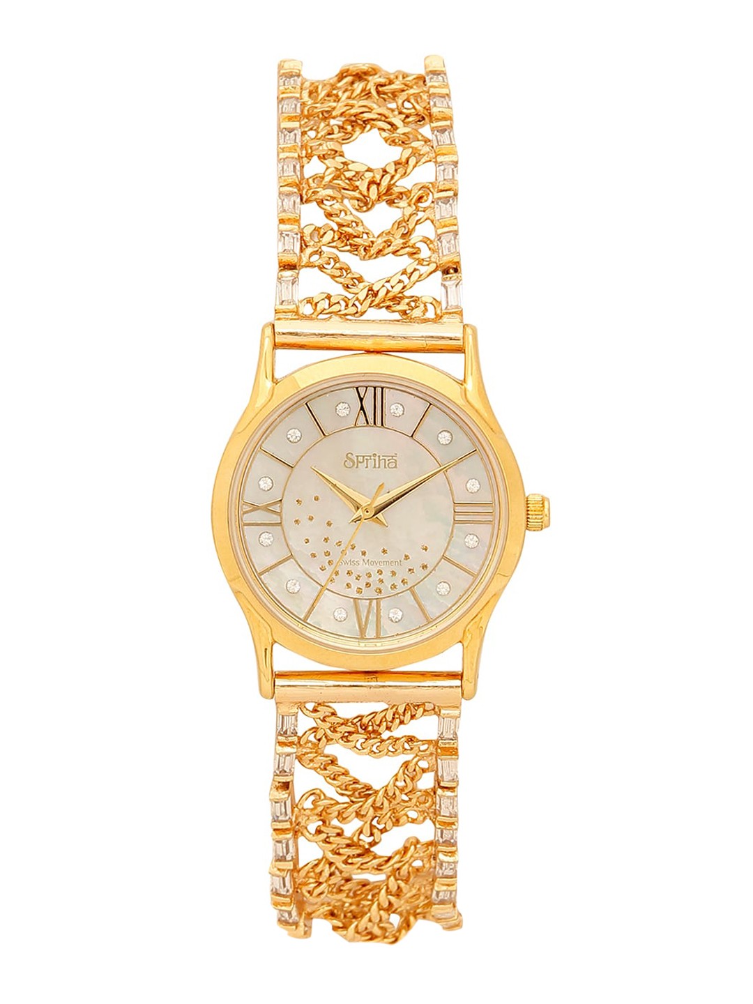 

SPRIHA Handcrafted Timepieces Women White Analogue Watch SECCB40