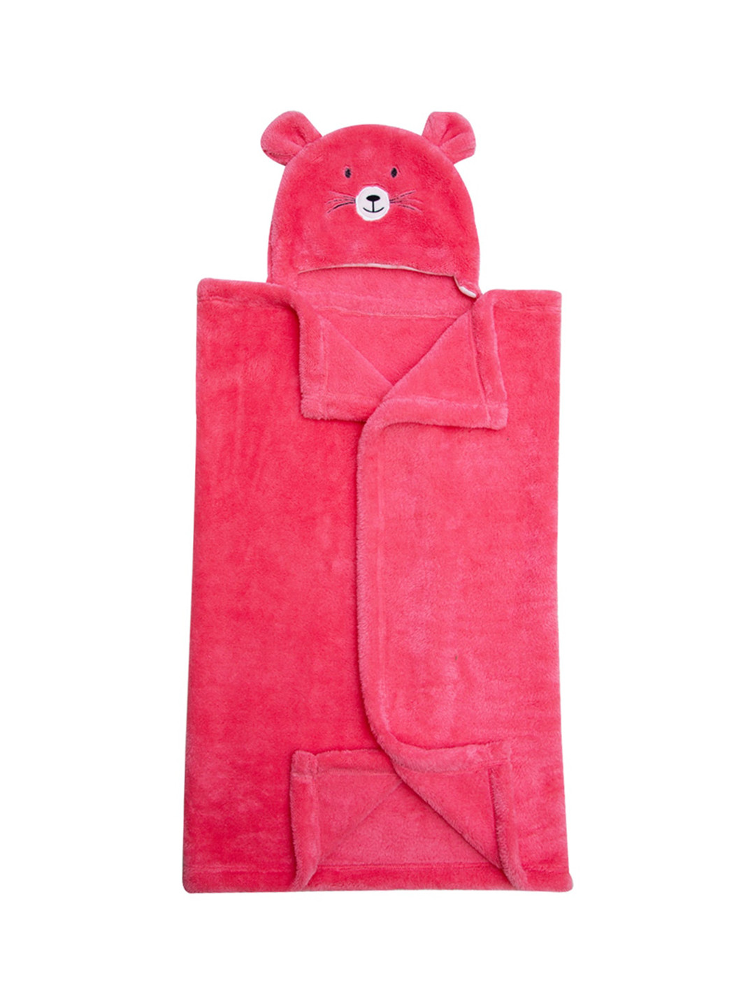 

MeeMee Pink Solid Mild Winter 400 GSM Single Bed Blanket