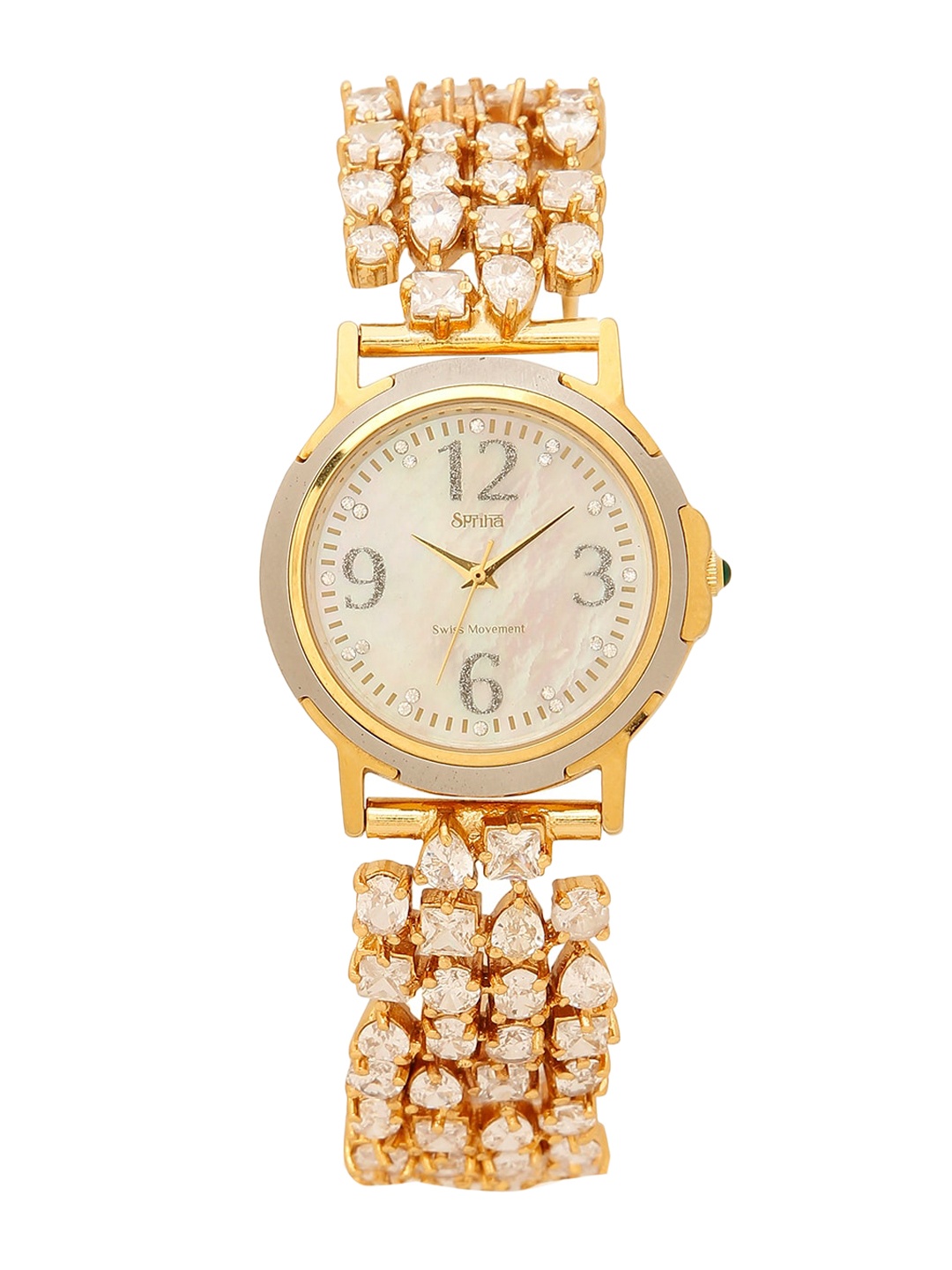 

SPRIHA Handcrafted Timepieces Women White Analogue Watch SEGS27WG