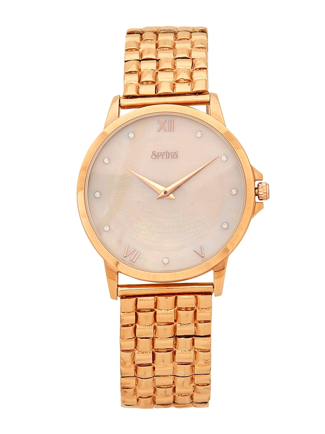 

SPRIHA Handcrafted Timepieces Women Pink Analogue Watch SEC39RG