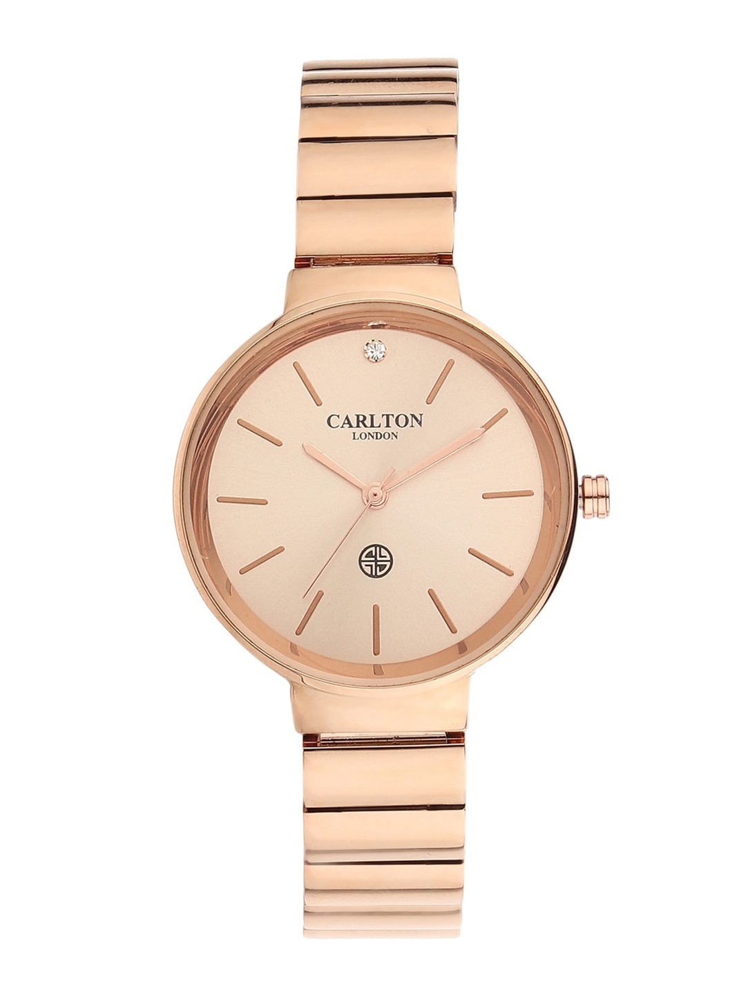

Carlton London Women Rose Analogue Watch