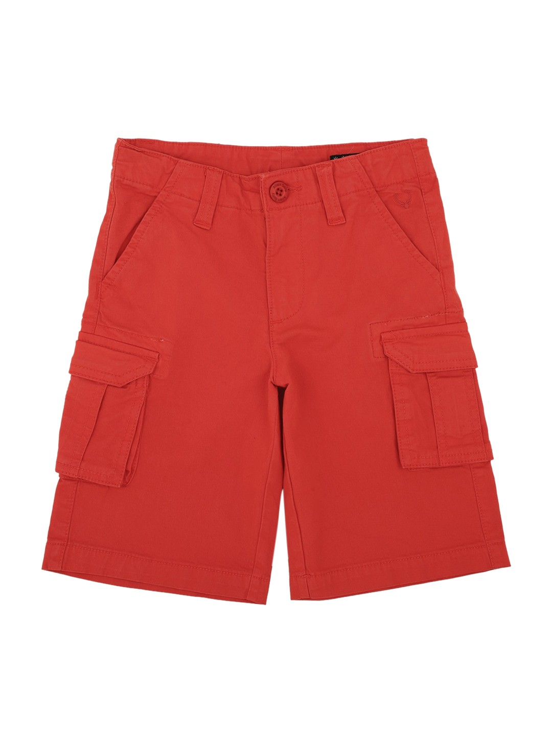 

Allen Solly Junior Boys Red Solid Regular Fit Cargo Shorts