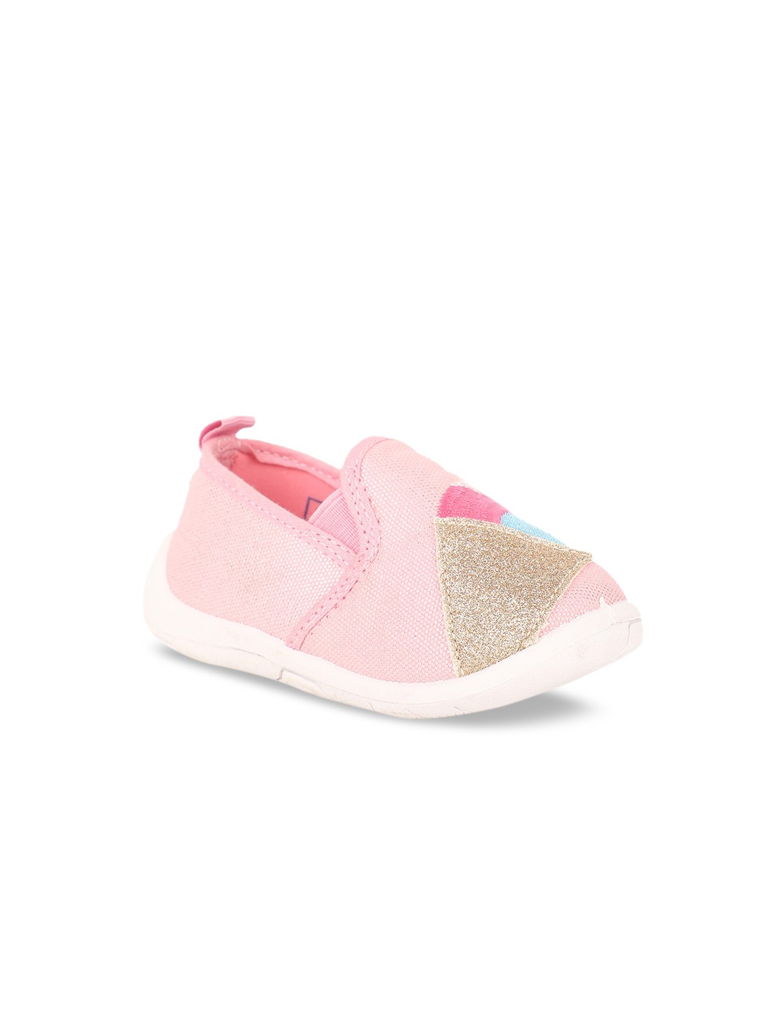 

Bubblegummers Girls Pink Slip-On Sneakers