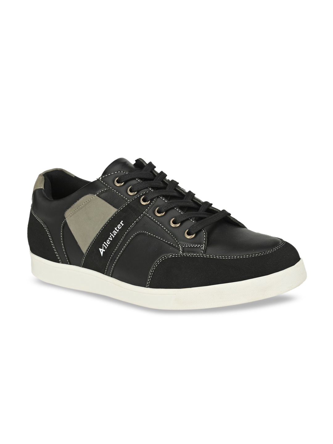 

Alleviater Men Black Sneakers