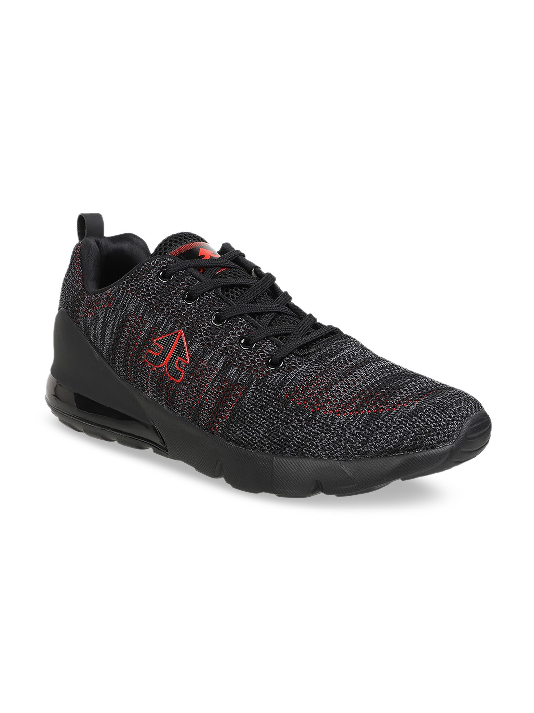 

OFF LIMITS Men Black Mesh Mid-Top Running Shoes