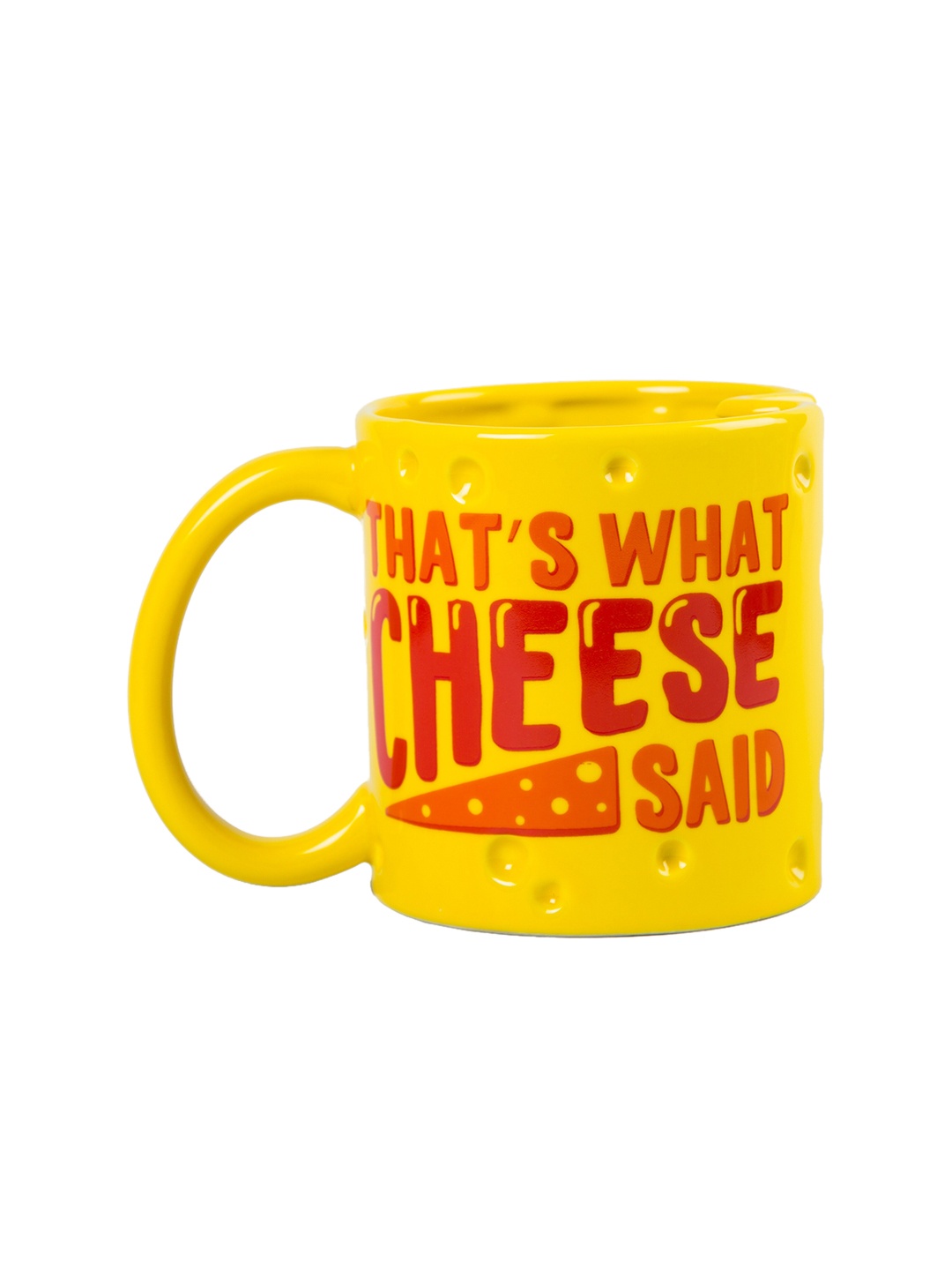 

Bigsmall Yellow & Orange Printed Ceramic Mug
