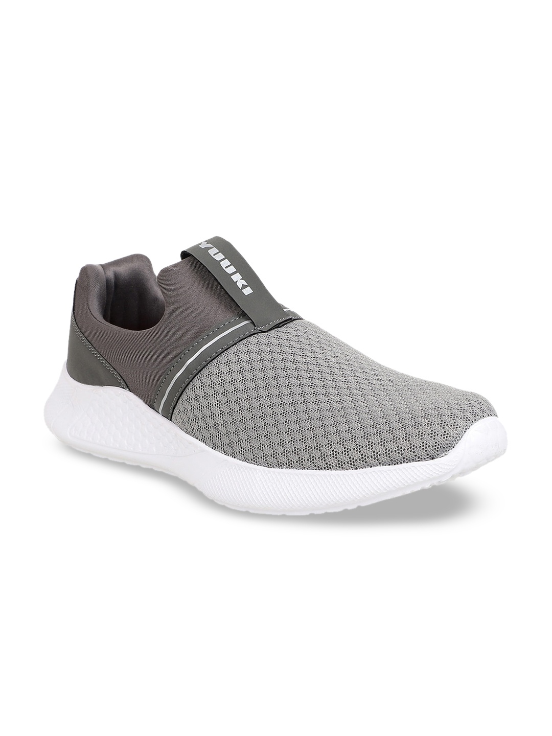

Yuuki Men Grey Mesh Walking Shoes