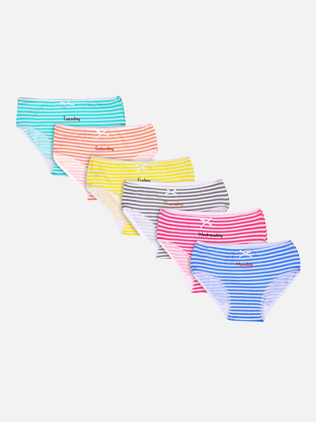 

Bodycare Kids Girls Pack Of 6 Assorted Basic Briefs KIA7226-PK002
