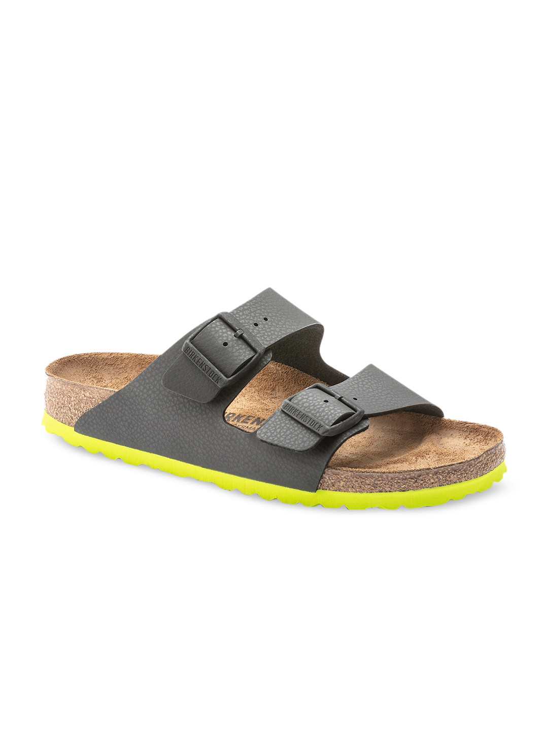 

Birkenstock Unisex Grey Solid Arizona Regular Width Flats