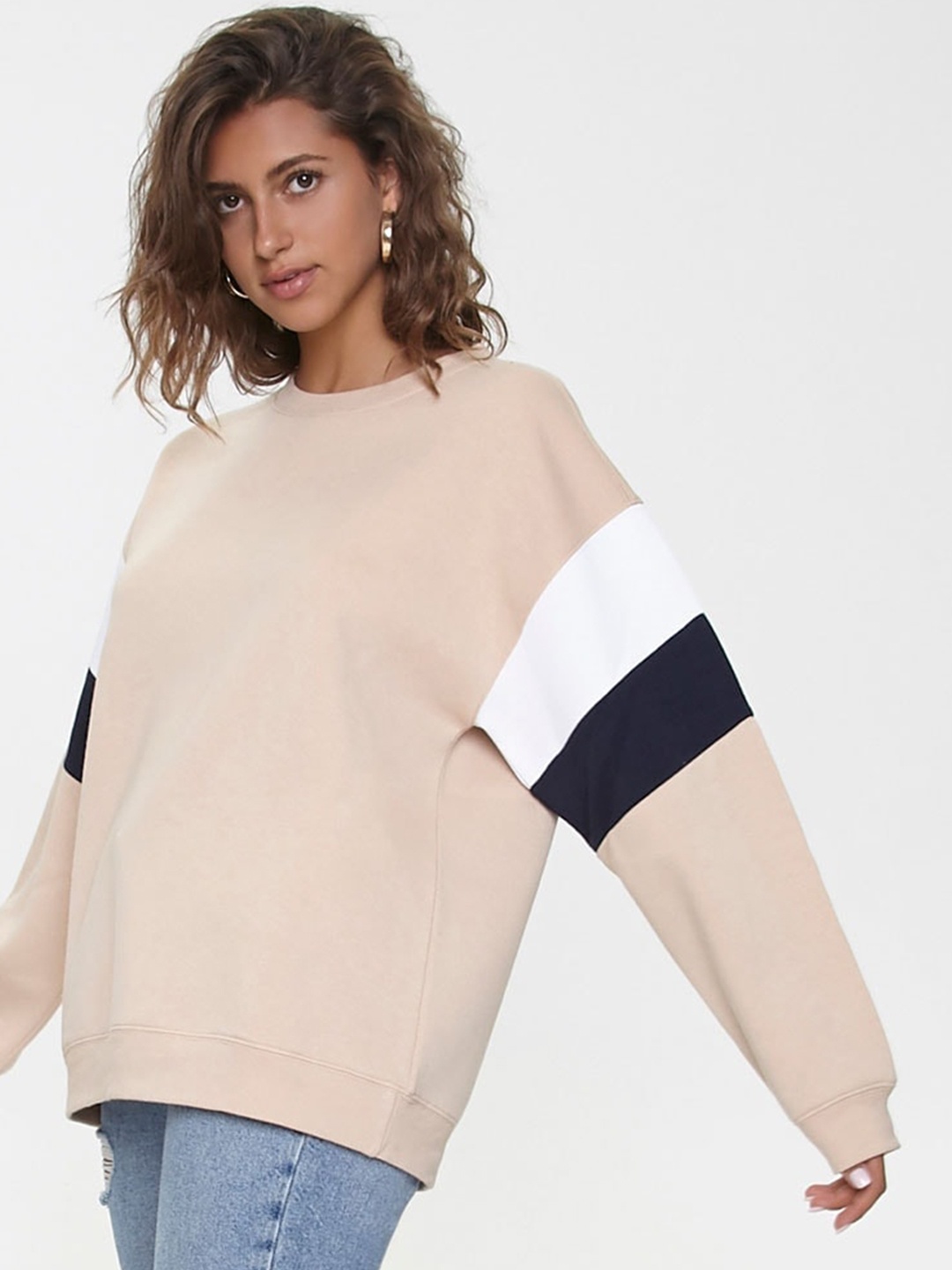 

FOREVER 21 Women Multicoloured Solid Boxy Top, Multi