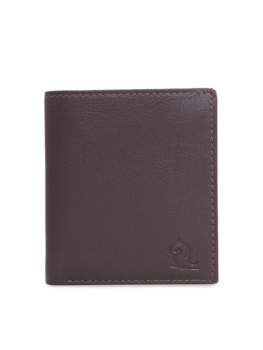 

Kara Men Brown Solid Leather Two Fold Wallet