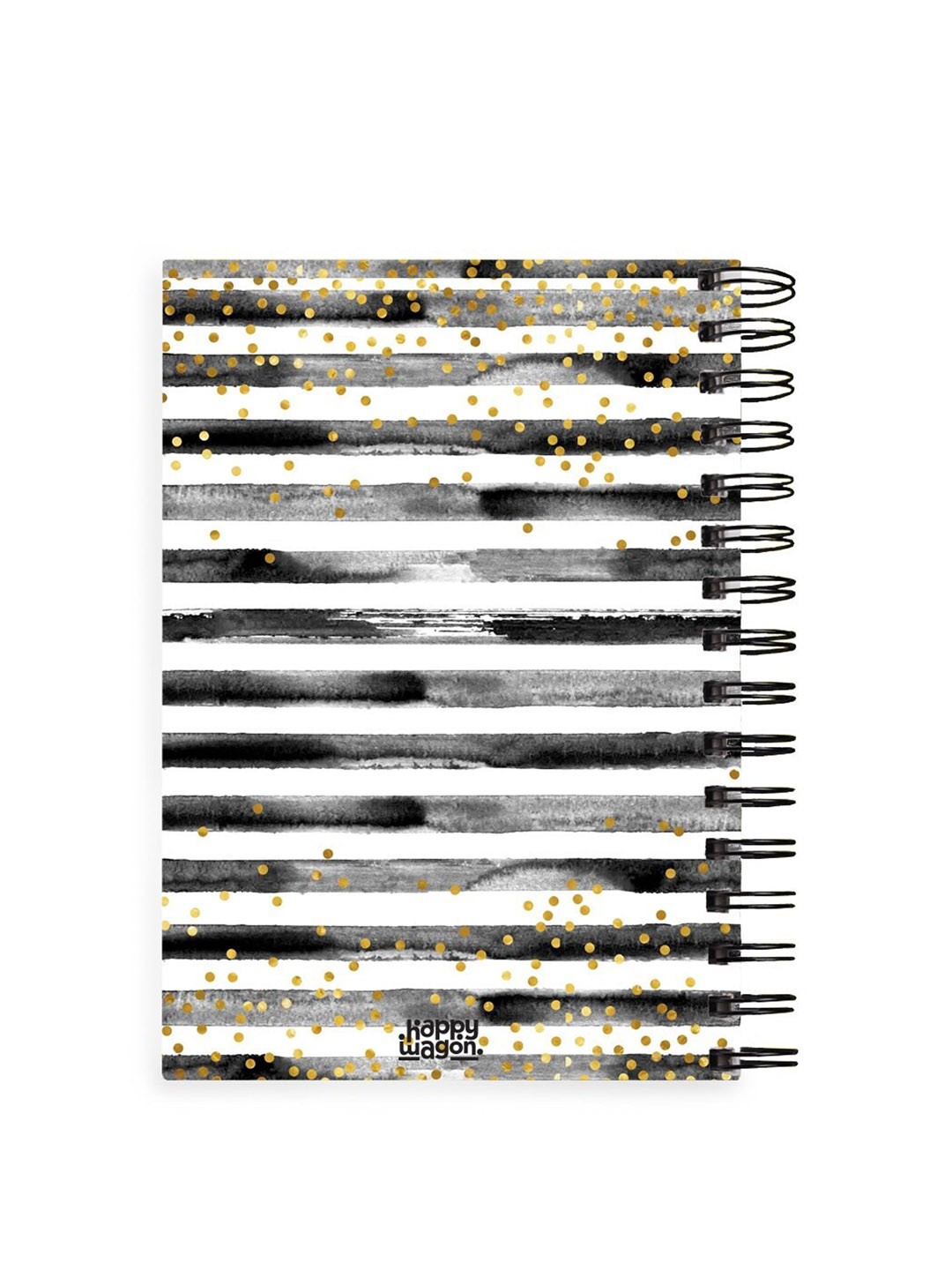 

happywagon Black Stripes Hardbound Planner