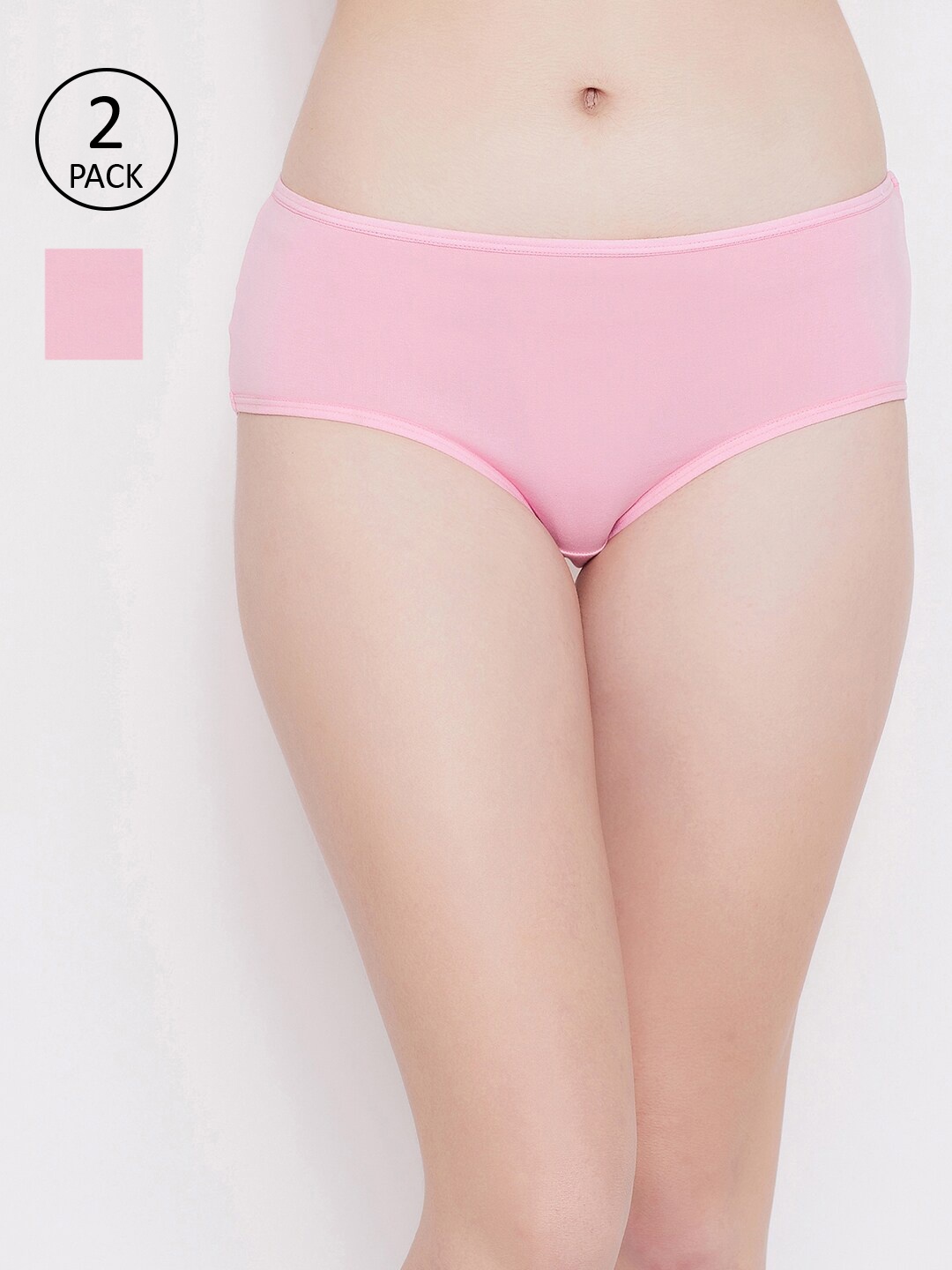 

Clovia Women Pack of 2 Assorted Sustainable Hipster Briefs COMPNC838S