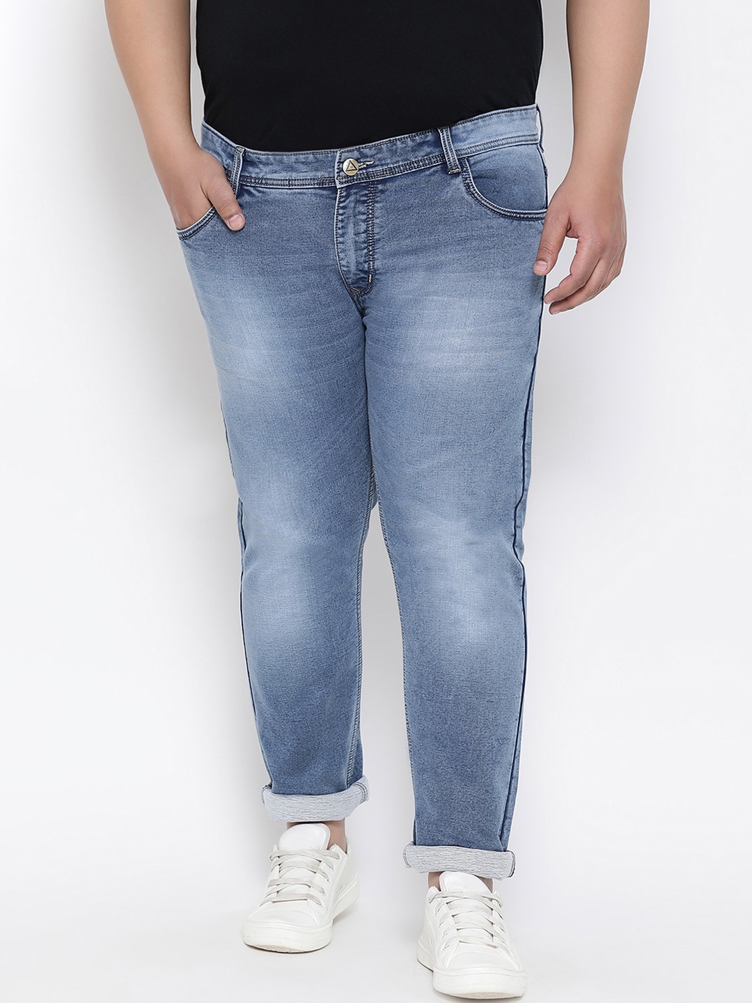 

FEVER Men Blue Slim Fit Mid-Rise Clean Look Stretchable Jeans