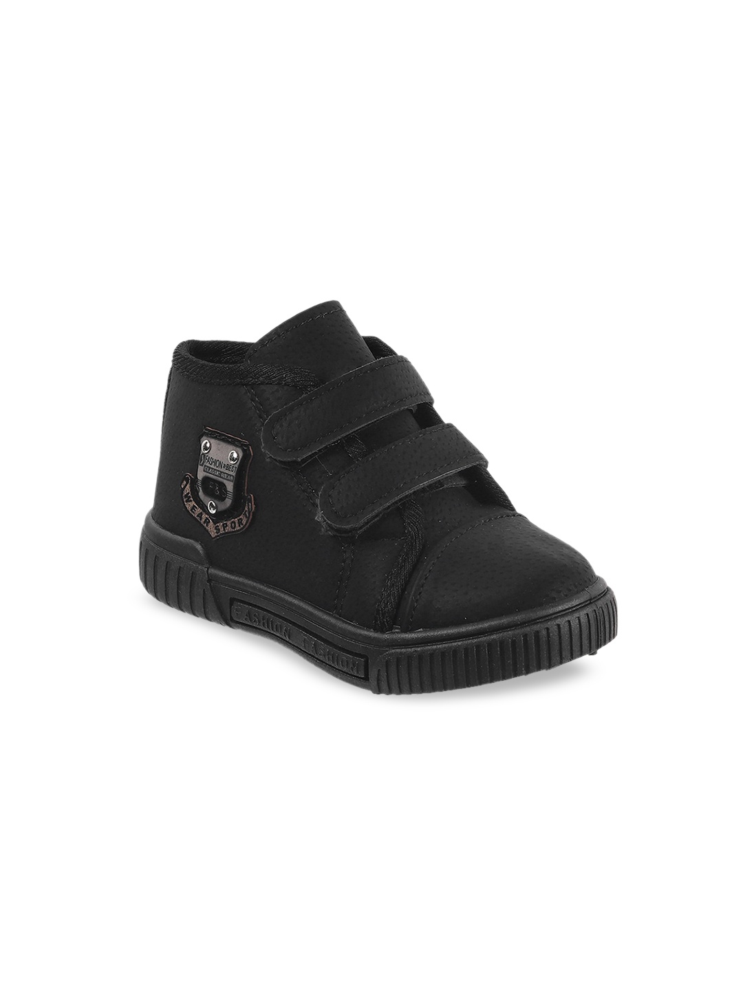 

Kittens Boys Black Slip-On Sneakers