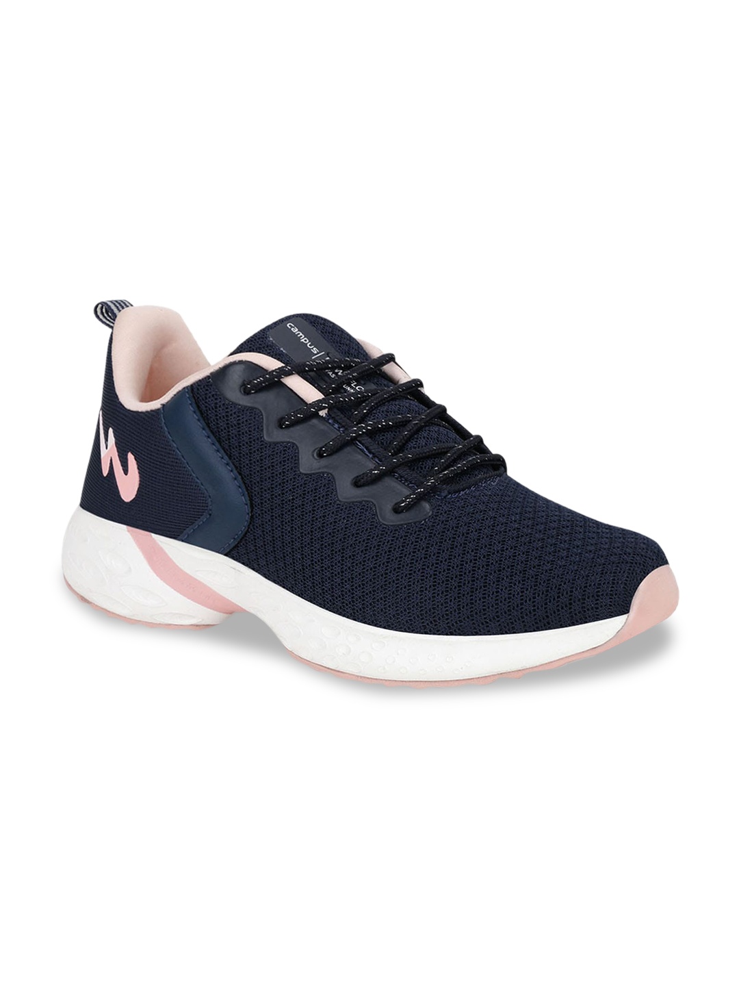 Campus ALICE Women Lace-Up Running Shoes, Navy blue
