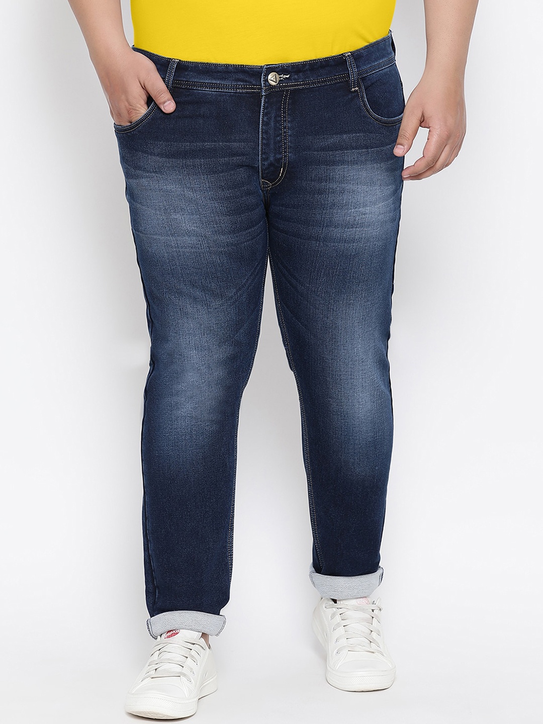

FEVER Men Blue Slim Fit Mid-Rise Clean Look Jeans