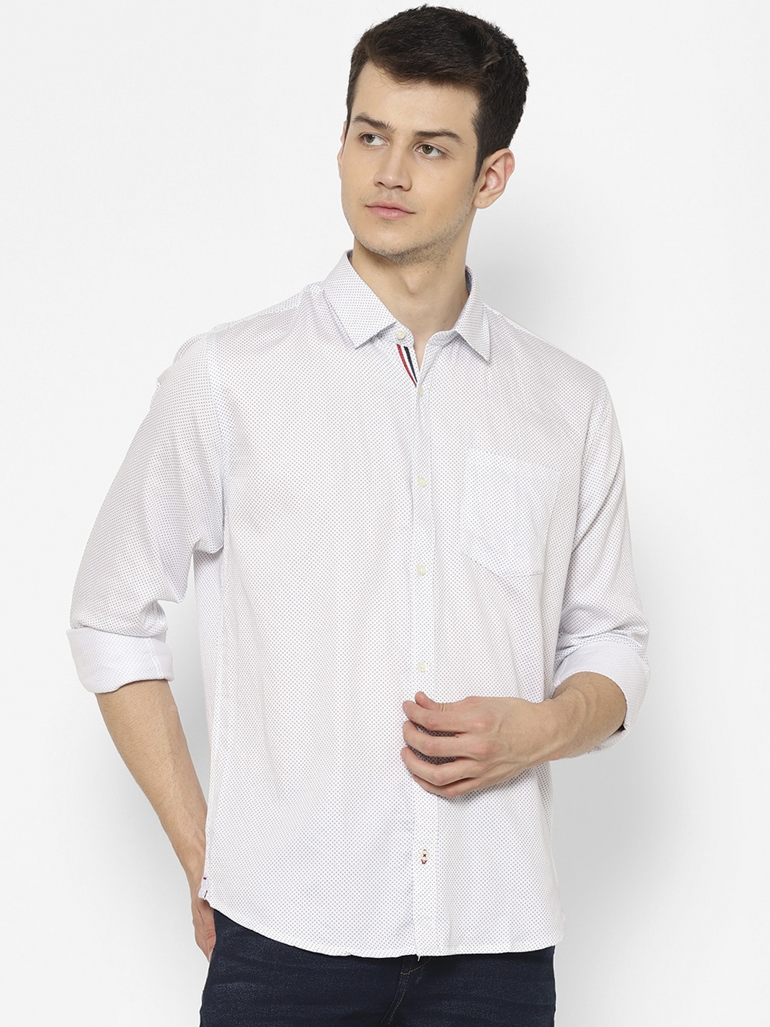 

cape canary Men White Regular Fit Solid Casual Shirt