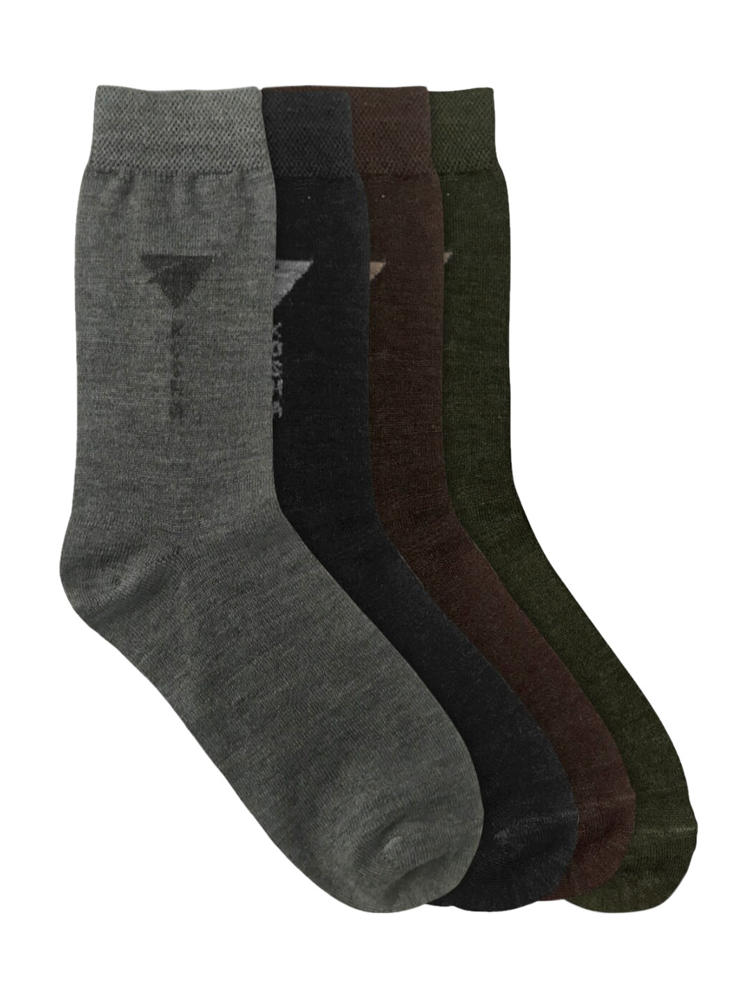

Kosha Men Pack of 4 Assorted Above Ankle Length Warm Woolen Socks
