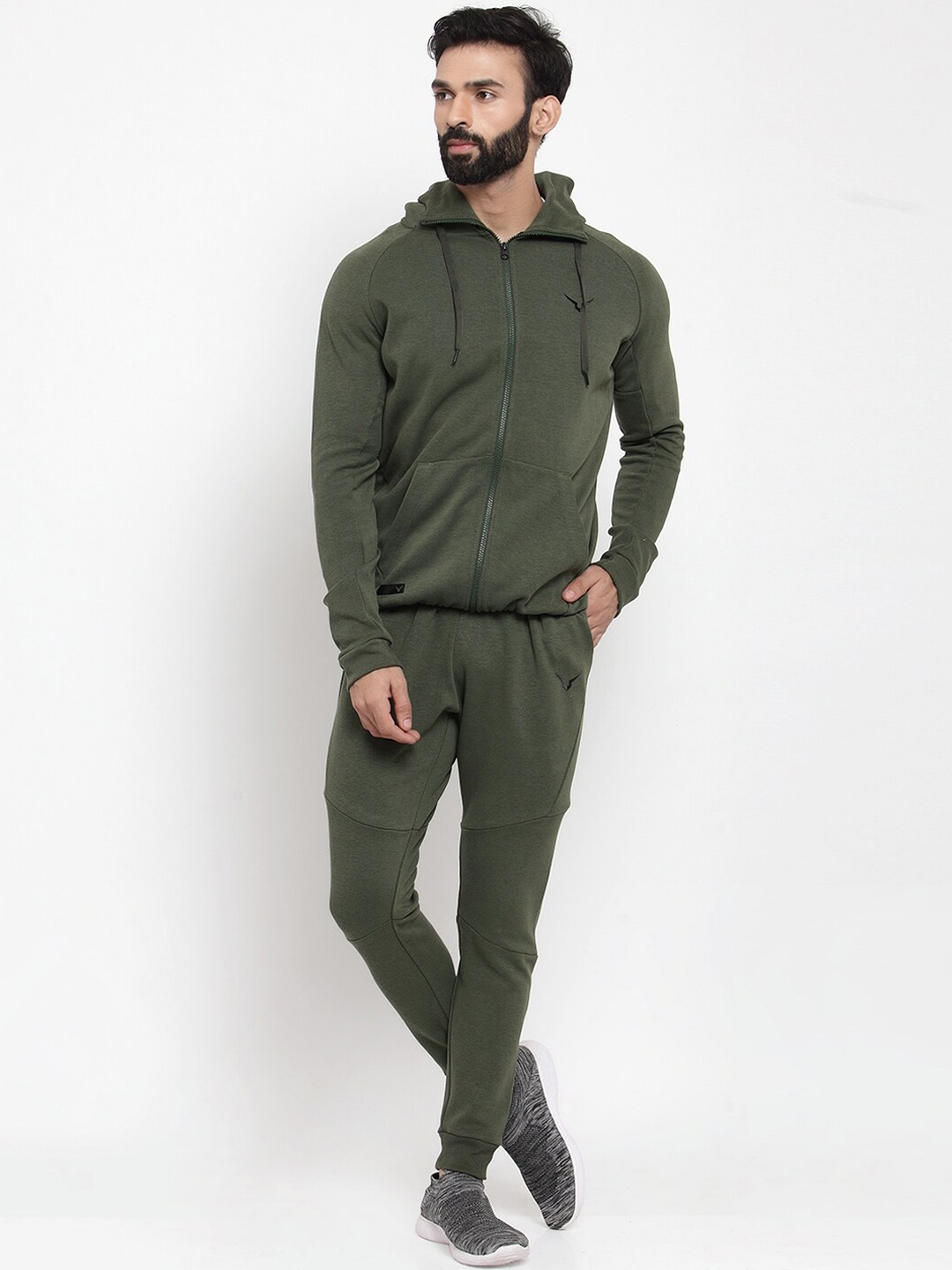 

Invincible Men Tech Fleece Tracksuit, Olive
