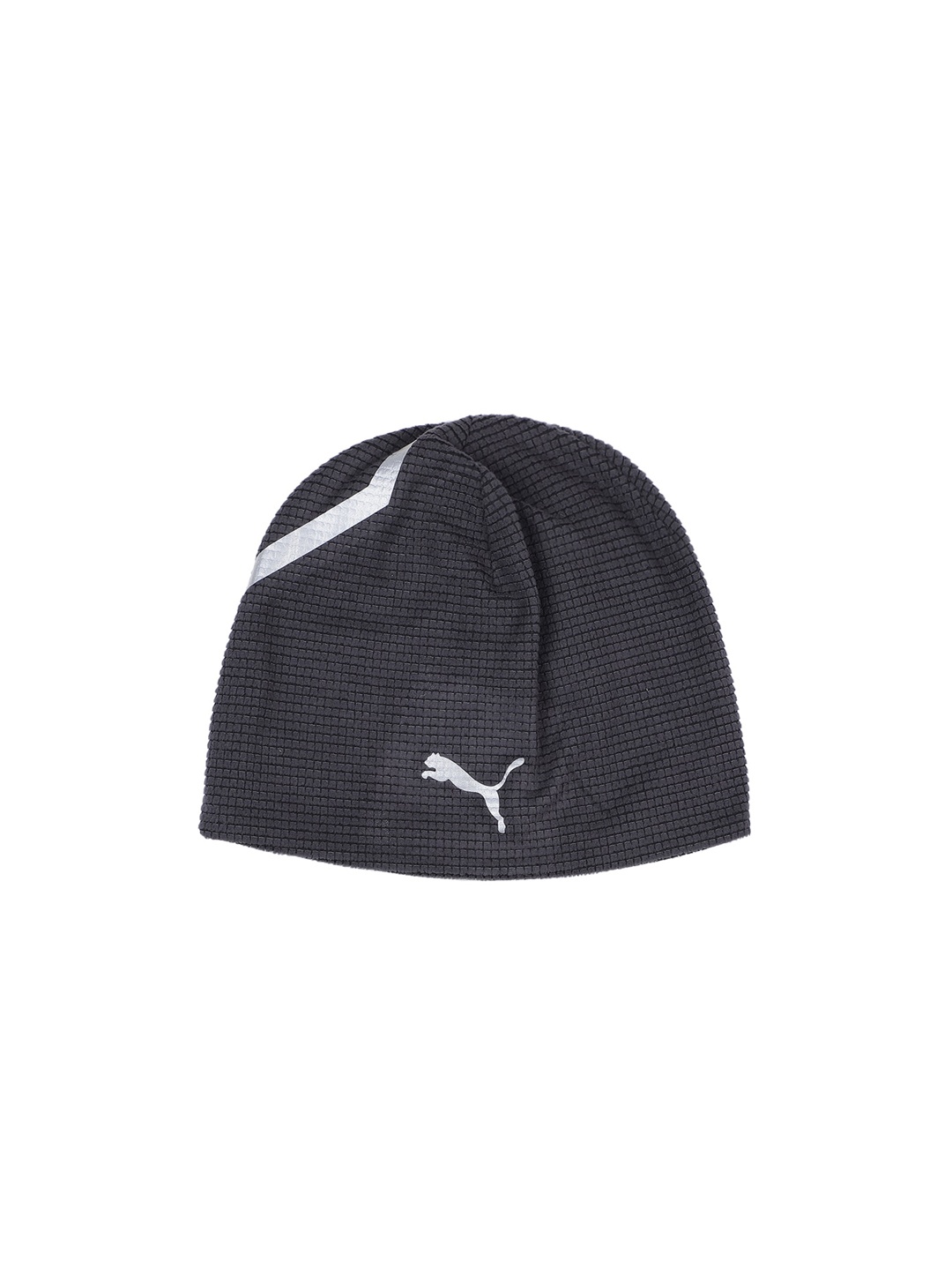 

Puma Unisex Black Printed Warm Running Beanie