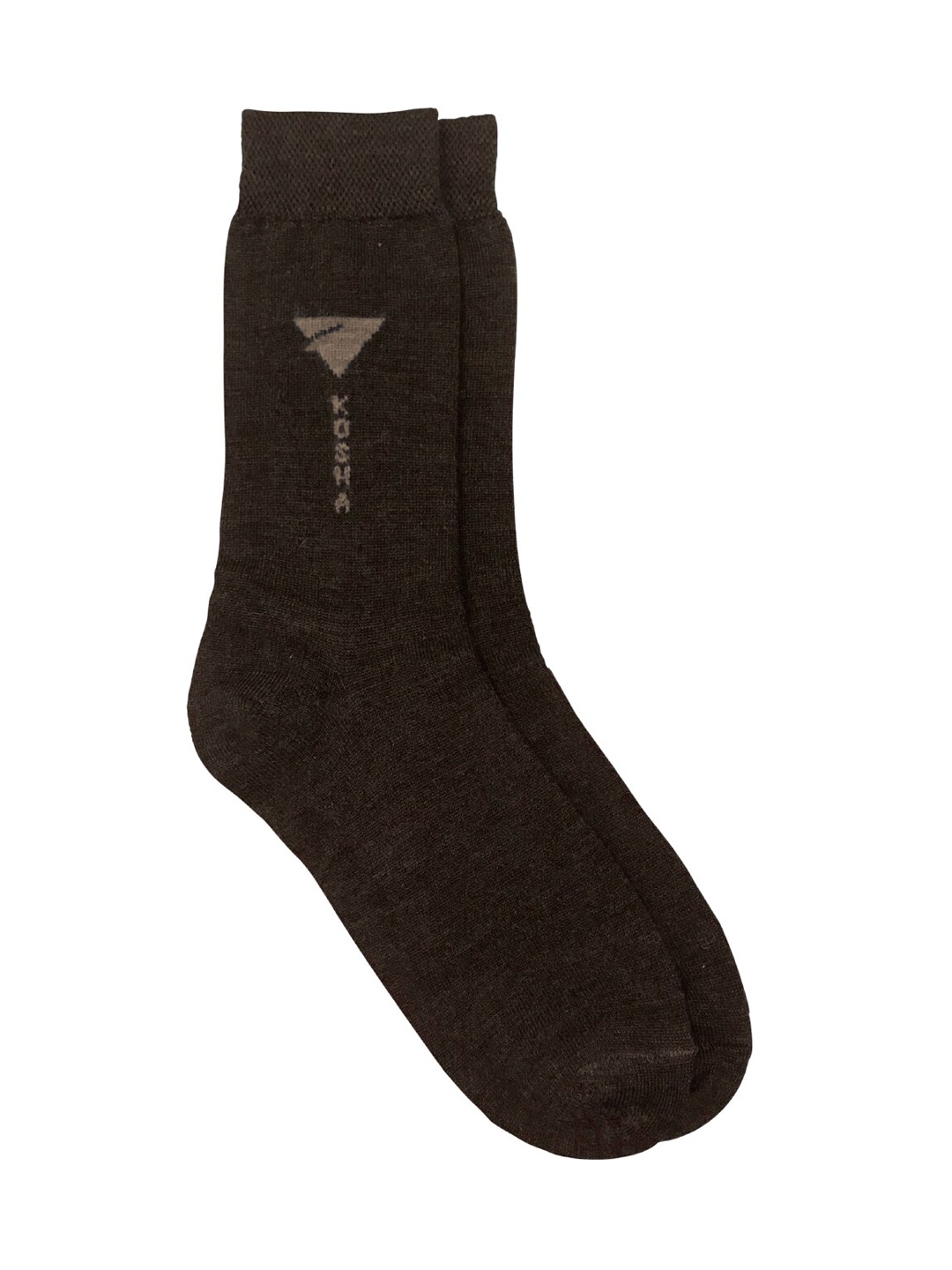 

Kosha Men Brown Solid Regular Length Warm Merino Wool Socks