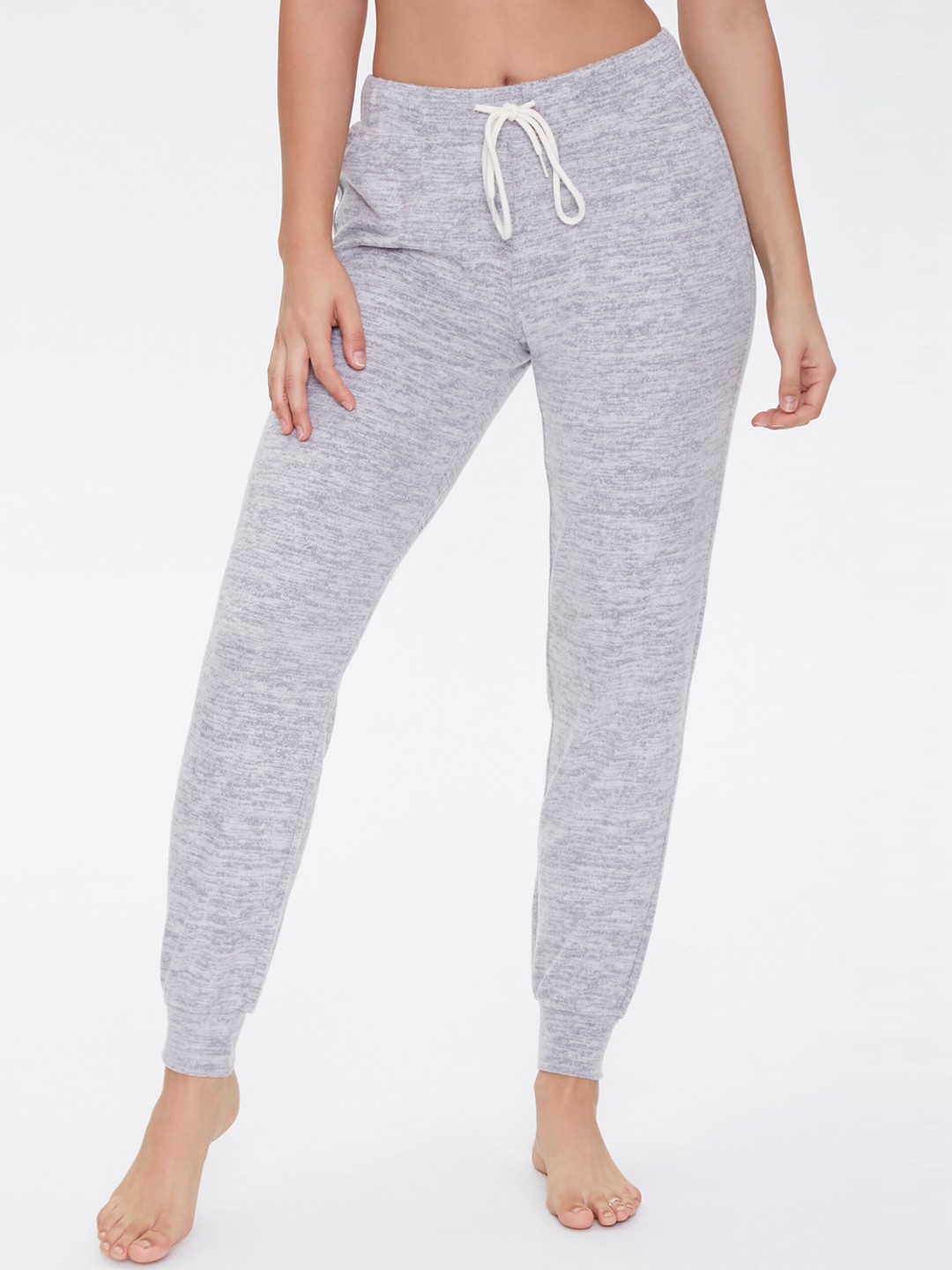 

FOREVER 21 Women Grey Regular Fit Solid Joggers